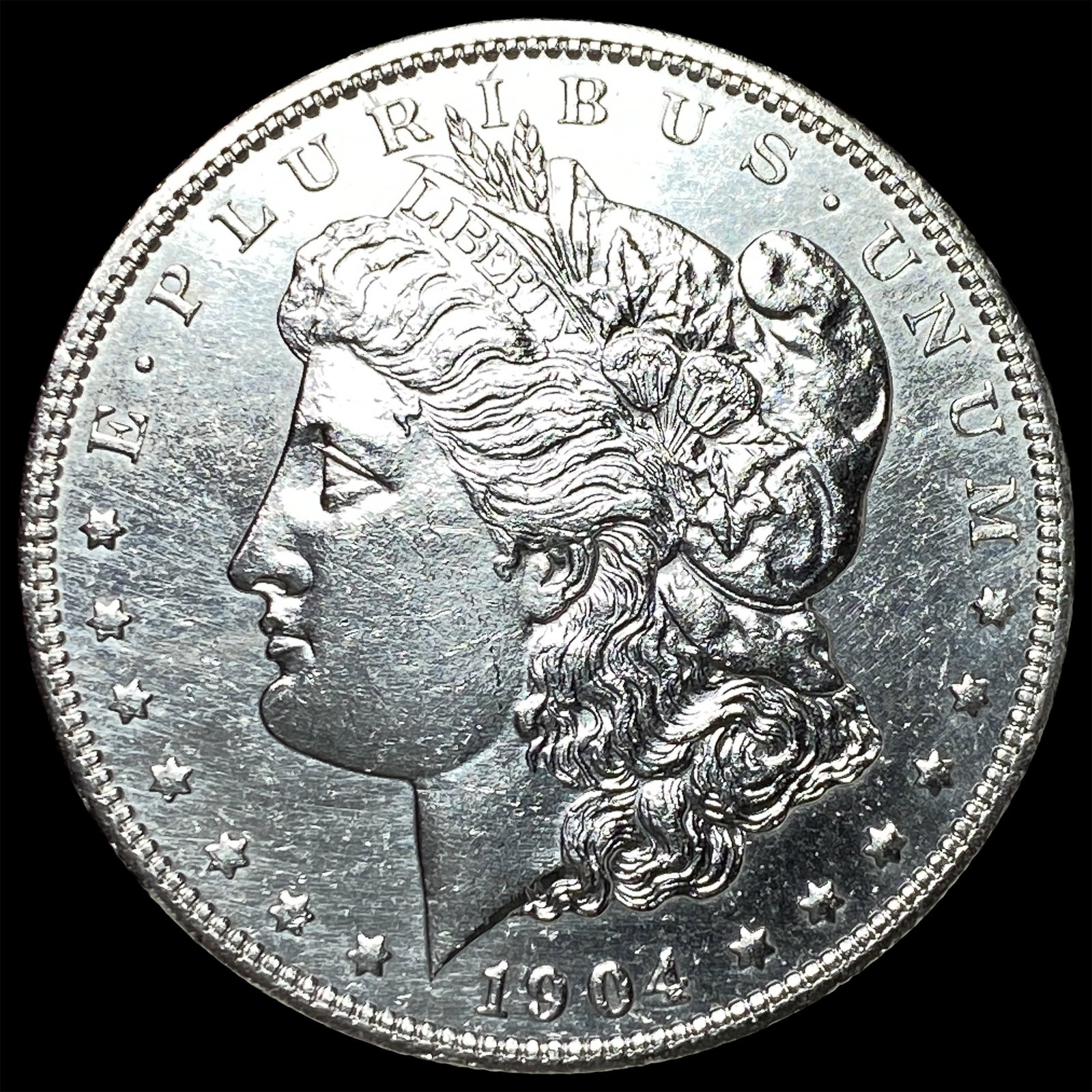 1904-O Silver Morgan Dollar CHOICE BU: 1904-O Silver Morgan Dollar CHOICE BU