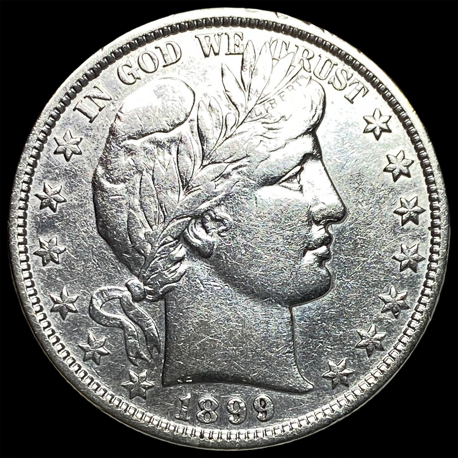 1899 Barber Half Dollar CLOSELY UNCIRCULATED (1 of 2)