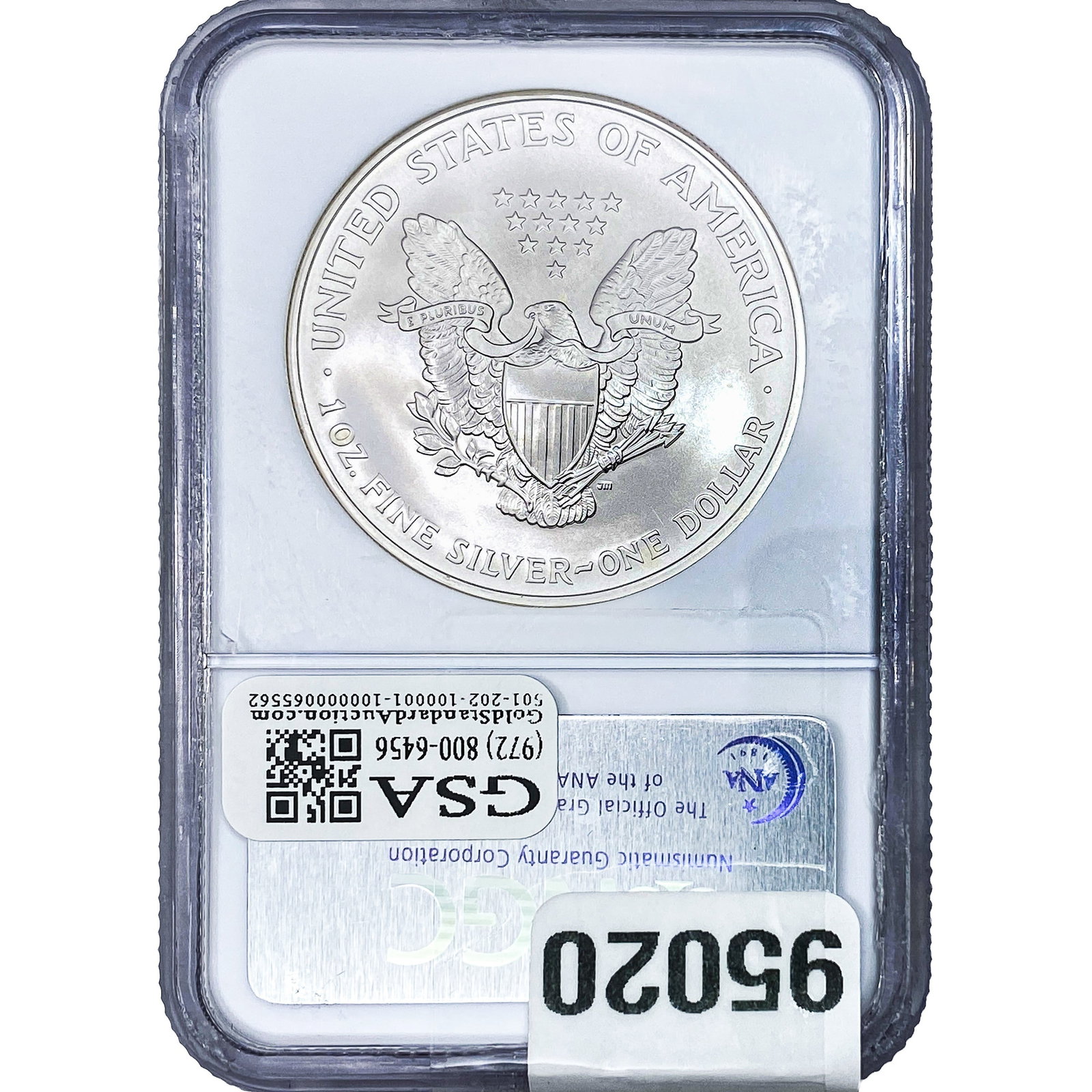 2007 Silver Eagle NGC MS69 - 2