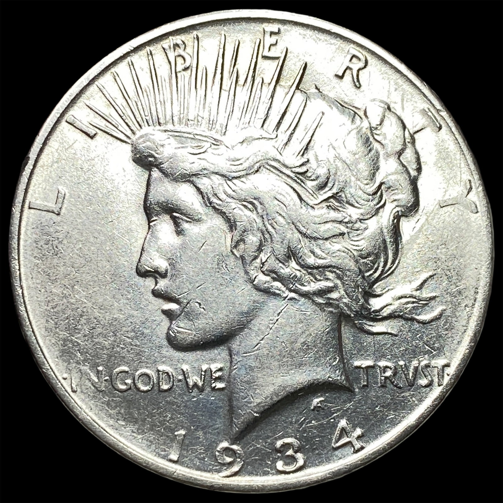 1934 Silver Peace Dollar UNCIRCULATED: 1934 Silver Peace Dollar UNCIRCULATED