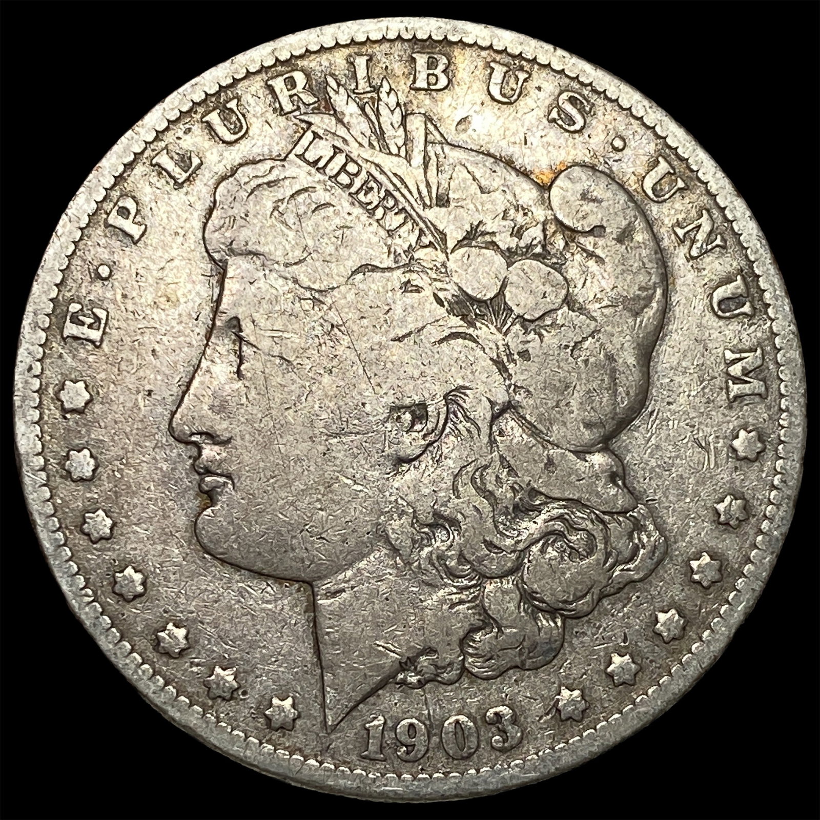 1903-S Silver Morgan Dollar LIGHTLY CIRCULATED: 1903-S Silver Morgan Dollar LIGHTLY CIRCULATED
