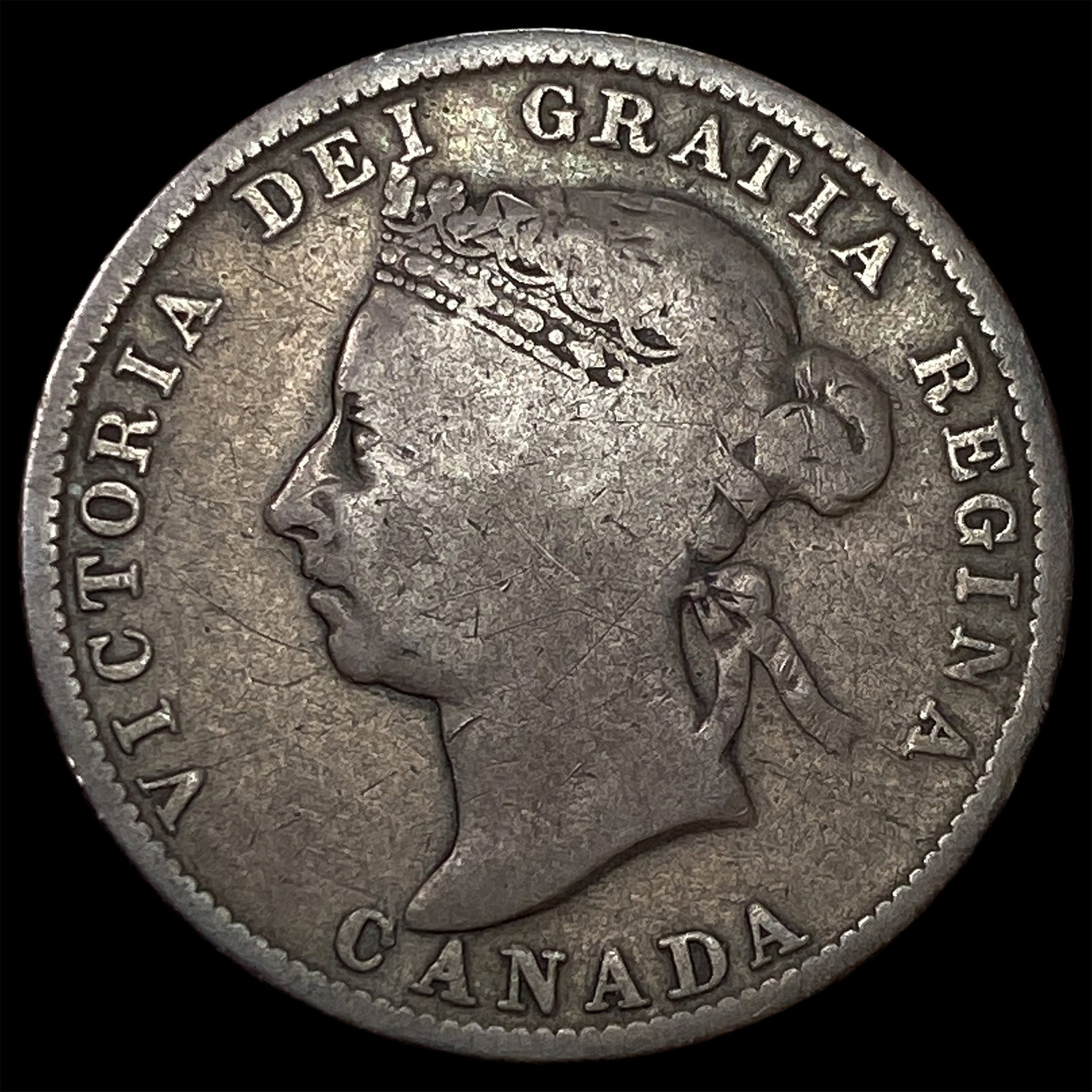 1887 Canada Silver 25 Cents LIGHTLY CIRCULATED: 1887 Canada Silver 25 Cents LIGHTLY CIRCULATED