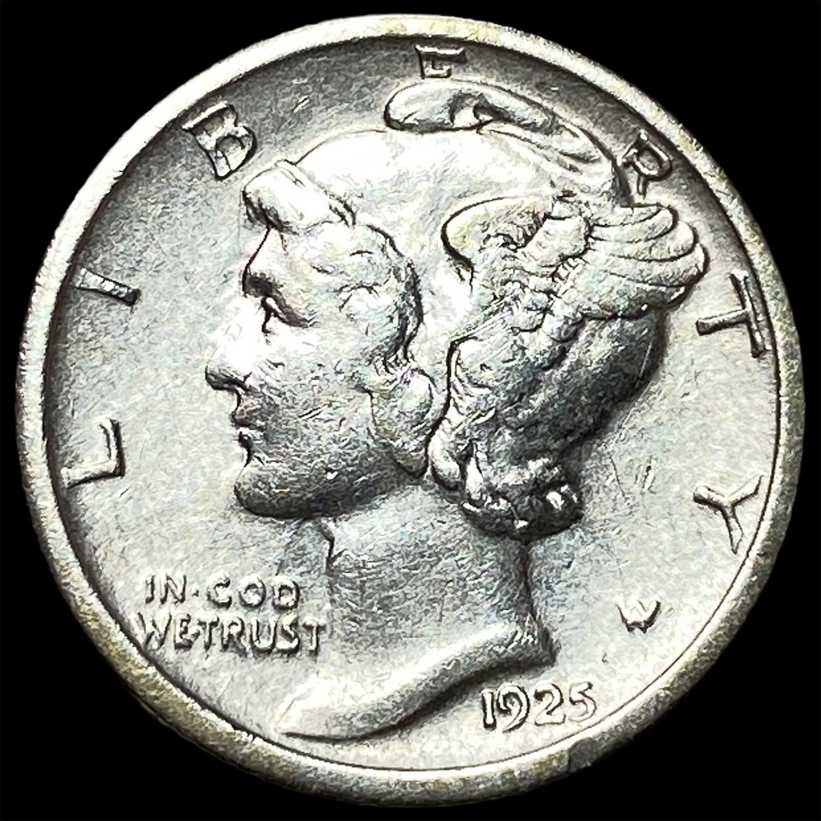 1925-S Silver Mercury Dime UNCIRCULATED: 1925-S Silver Mercury Dime UNCIRCULATED