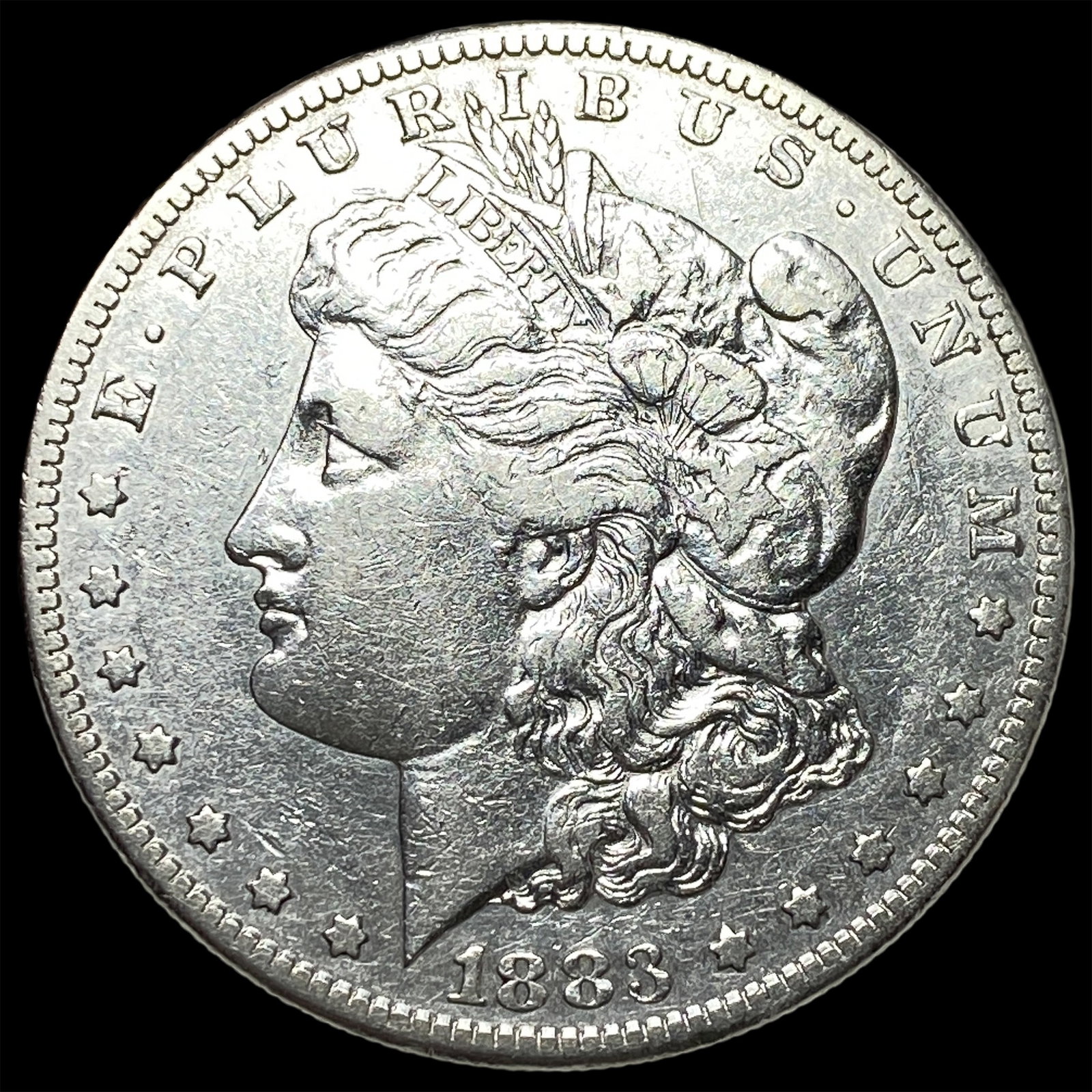 1883 Morgan Silver Dollar NEARLY UNCIRCULATED: 1883 Morgan Silver Dollar NEARLY UNCIRCULATED
