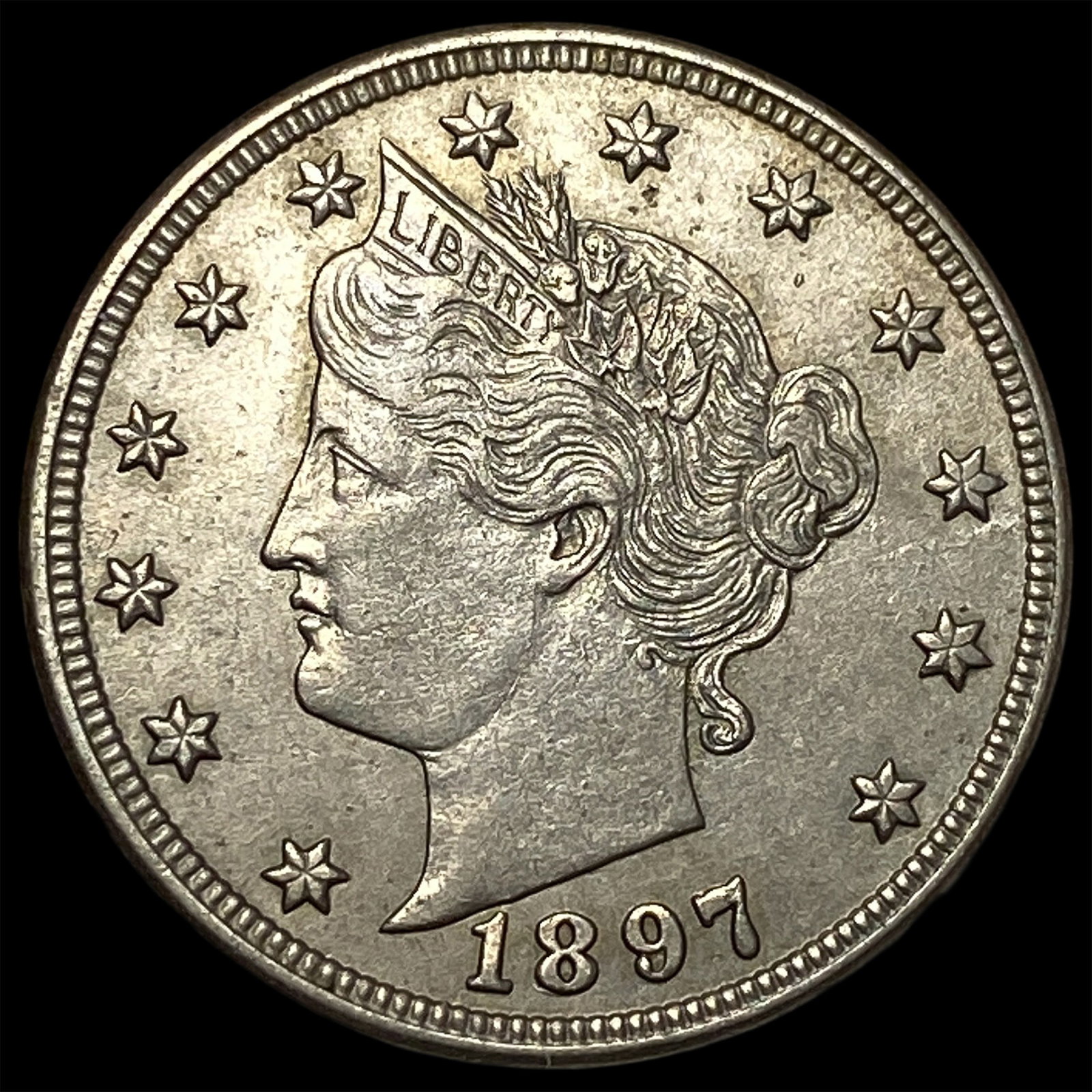 1897 Liberty Head Nickel UNCIRCULATED: 1897 Liberty Head Nickel UNCIRCULATED
