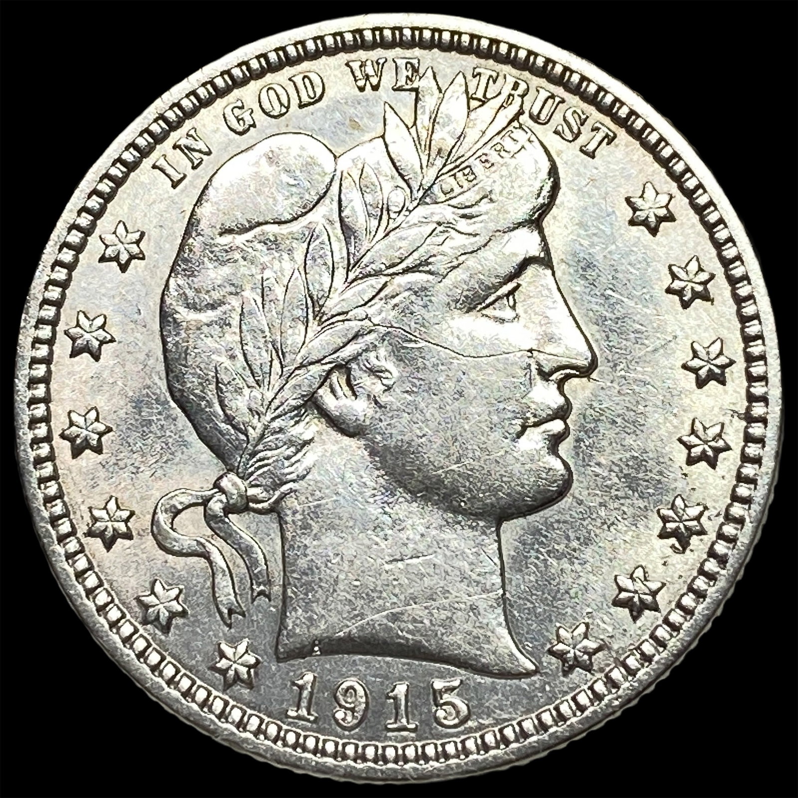 1915 Barber Silver Quarter UNCIRCULATED: 1915 Barber Silver Quarter UNCIRCULATED