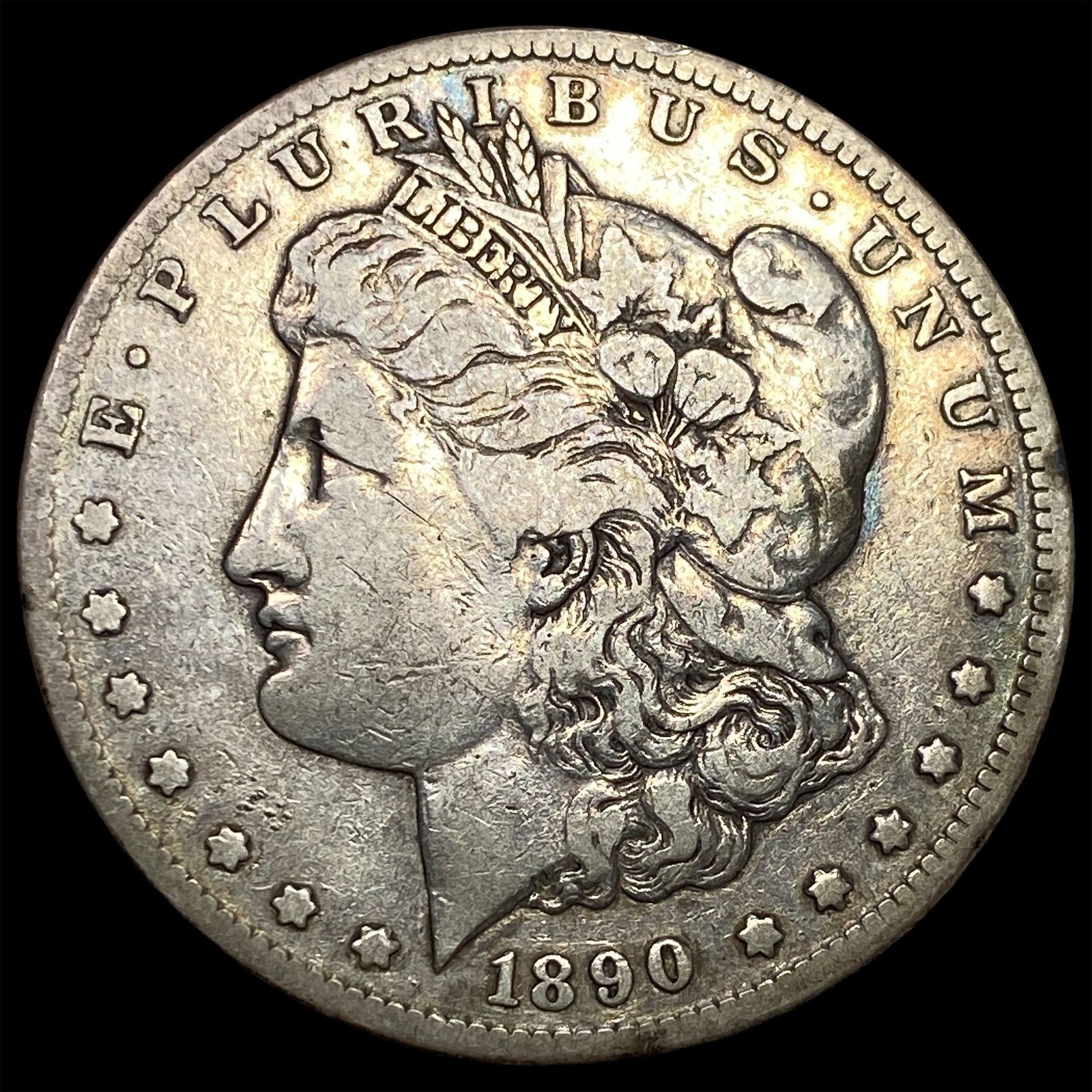 1890-CC Silver Morgan Dollar LIGHTLY CIRCULATED: 1890-CC Silver Morgan Dollar LIGHTLY CIRCULATED
