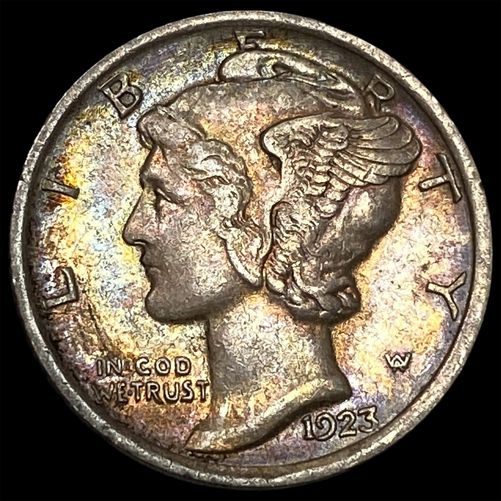1923-S Silver Mercury Dime UNCIRCULATED: 1923-S Silver Mercury Dime UNCIRCULATED