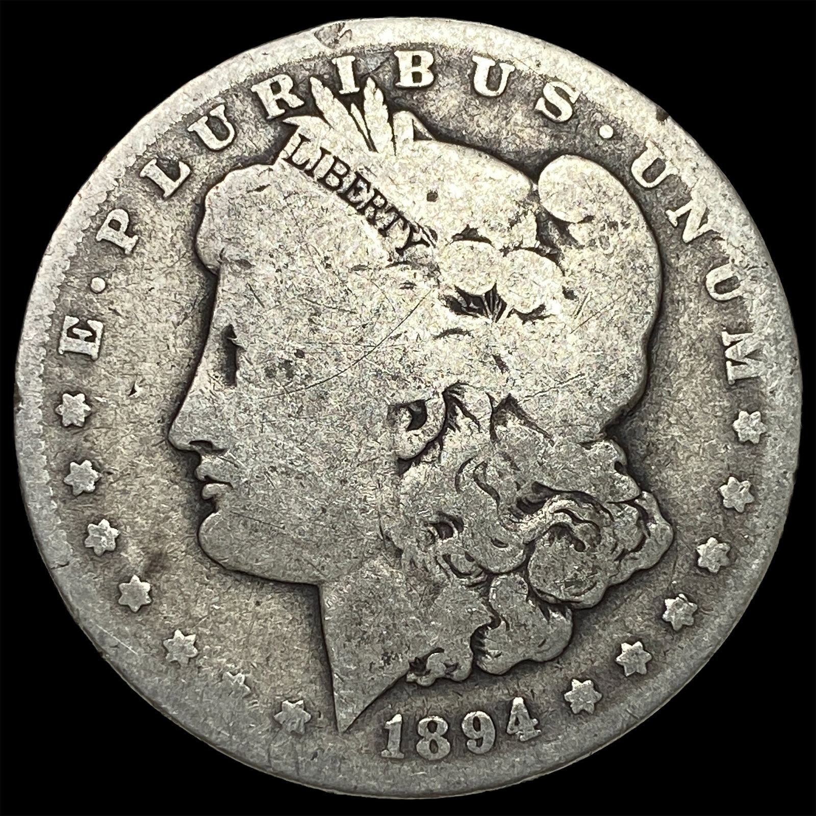1894-O Silver Morgan Dollar NICELY CIRCULATED: 1894-O Silver Morgan Dollar NICELY CIRCULATED