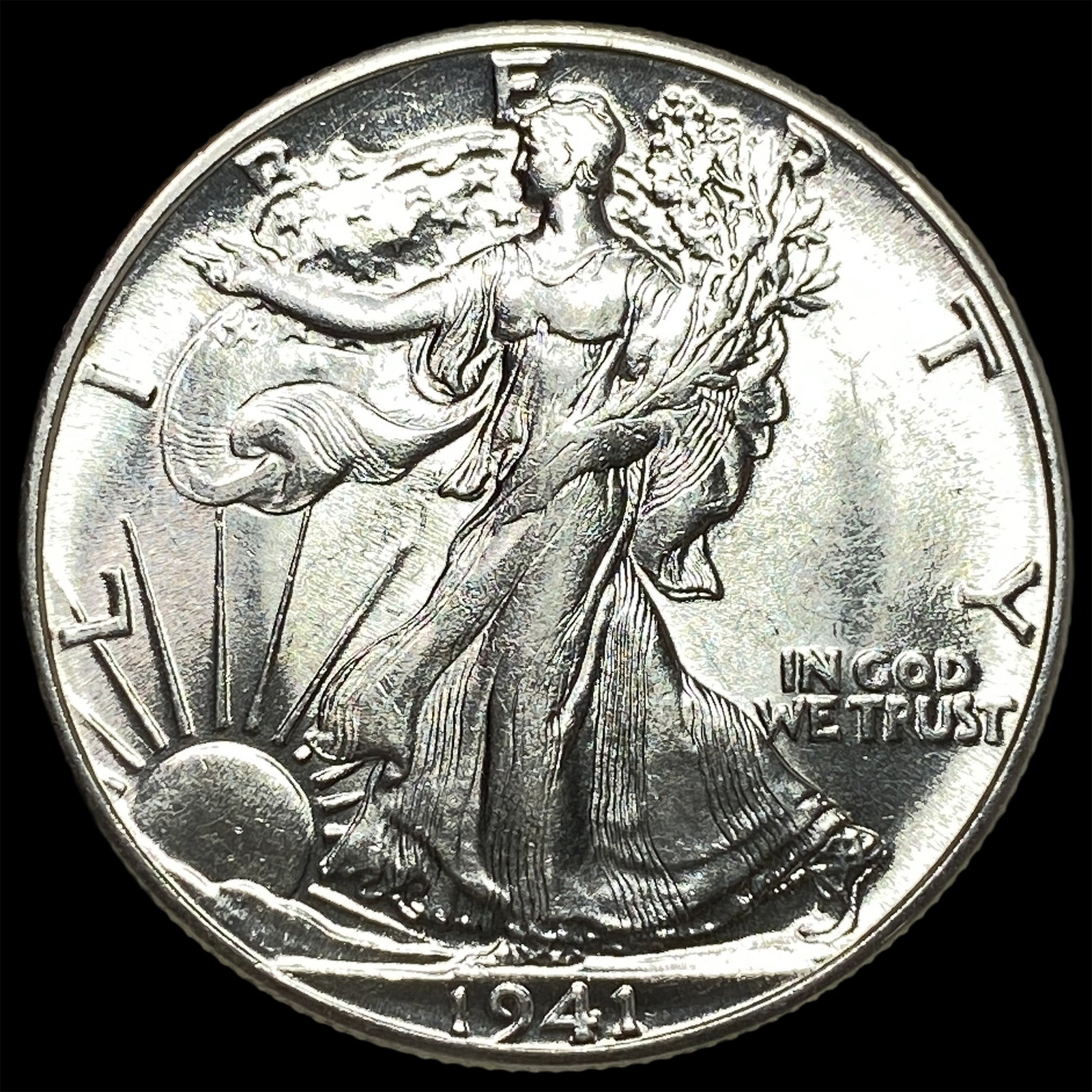 1941 Silver Walking Liberty Half Dollar CHOICE BU: 1941 Silver Walking Liberty Half Dollar CHOICE BU