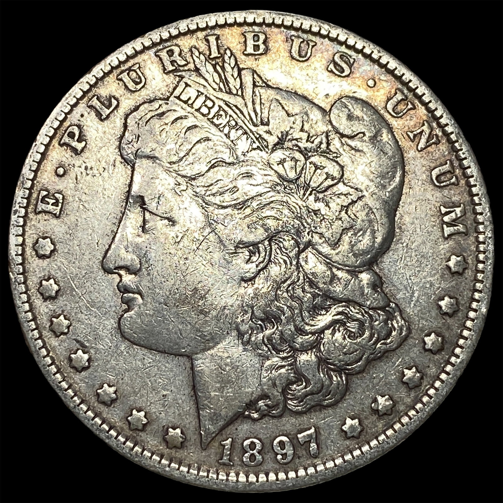 1897-O Silver Morgan Dollar NEARLY UNCIRCULATED: 1897-O Silver Morgan Dollar NEARLY UNCIRCULATED