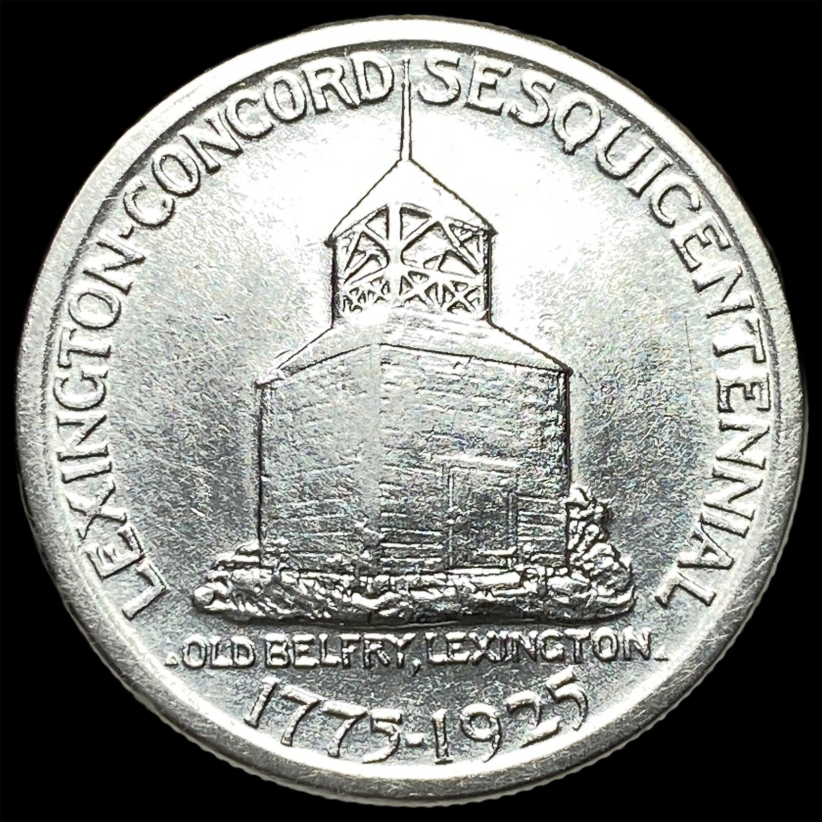 1925 Silver Lexington-Concord Half Dollar UNCIRCULATED: 1925 Silver Lexington-Concord Half Dollar UNCIRCULATED