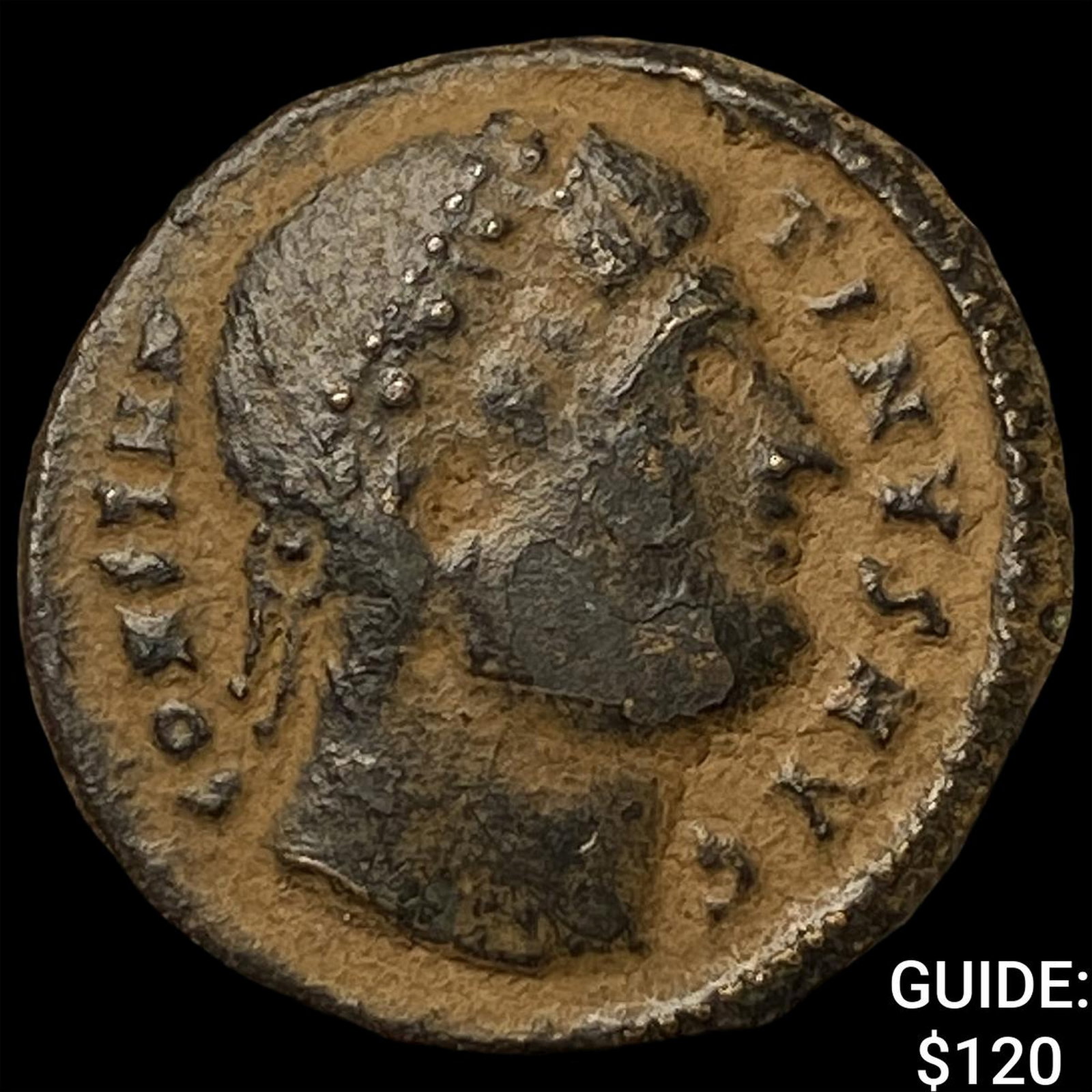 Roman Constantine I 307-337 AD Bronze Follis: Roman Constantine I 307-337 AD Bronze Follis