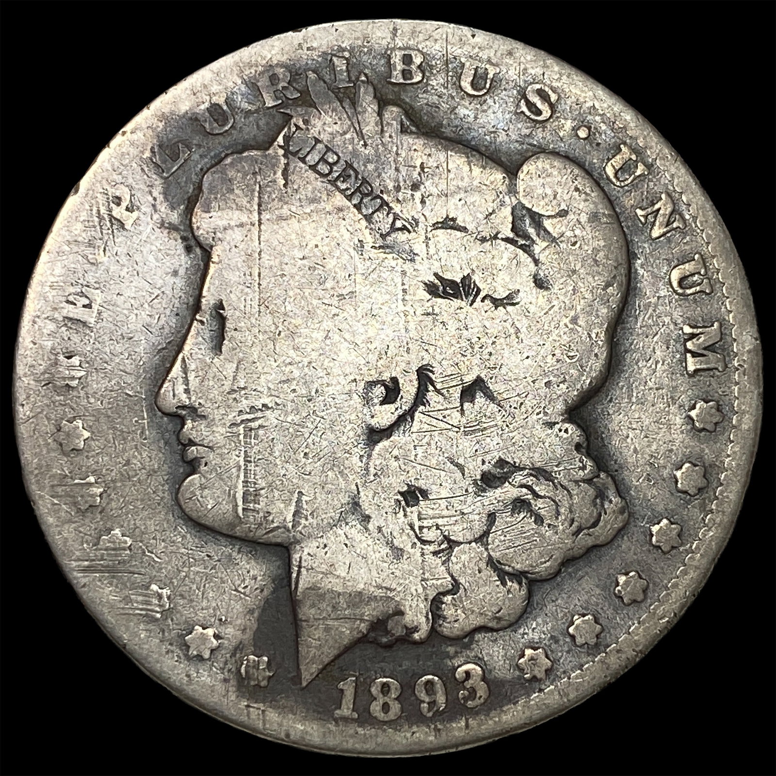 1893-O Silver Morgan Dollar NICELY CIRCULATED: 1893-O Silver Morgan Dollar NICELY CIRCULATED