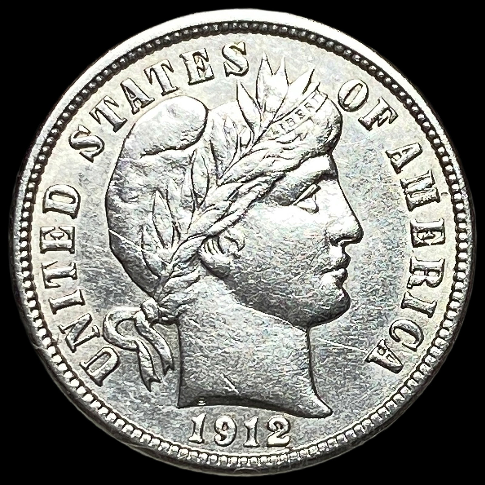 1912-D Silver Barber Dime UNCIRCULATED: 1912-D Silver Barber Dime UNCIRCULATED