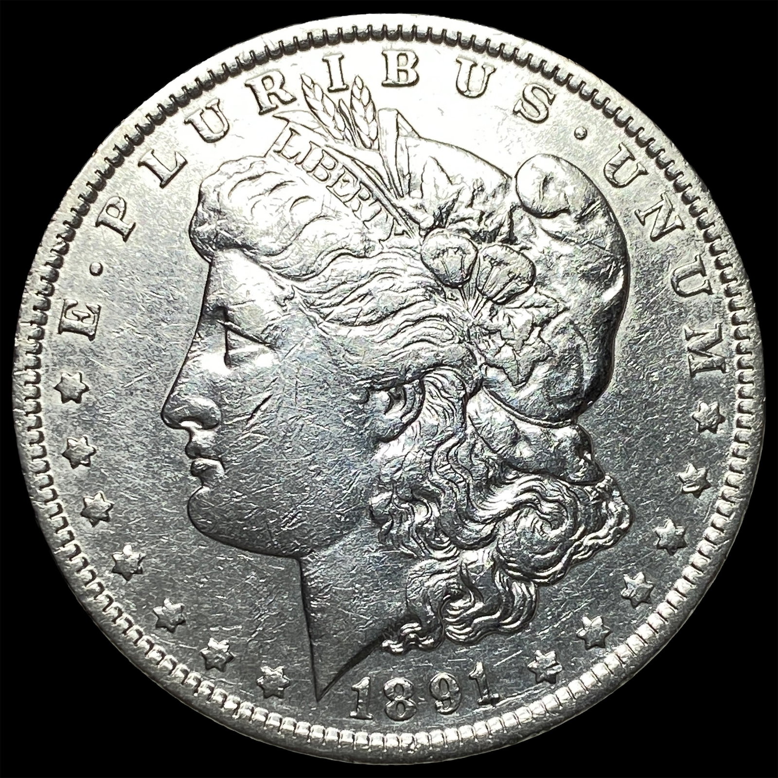1891-O Silver Morgan Dollar CLOSELY UNCIRCULATED: 1891-O Silver Morgan Dollar CLOSELY UNCIRCULATED