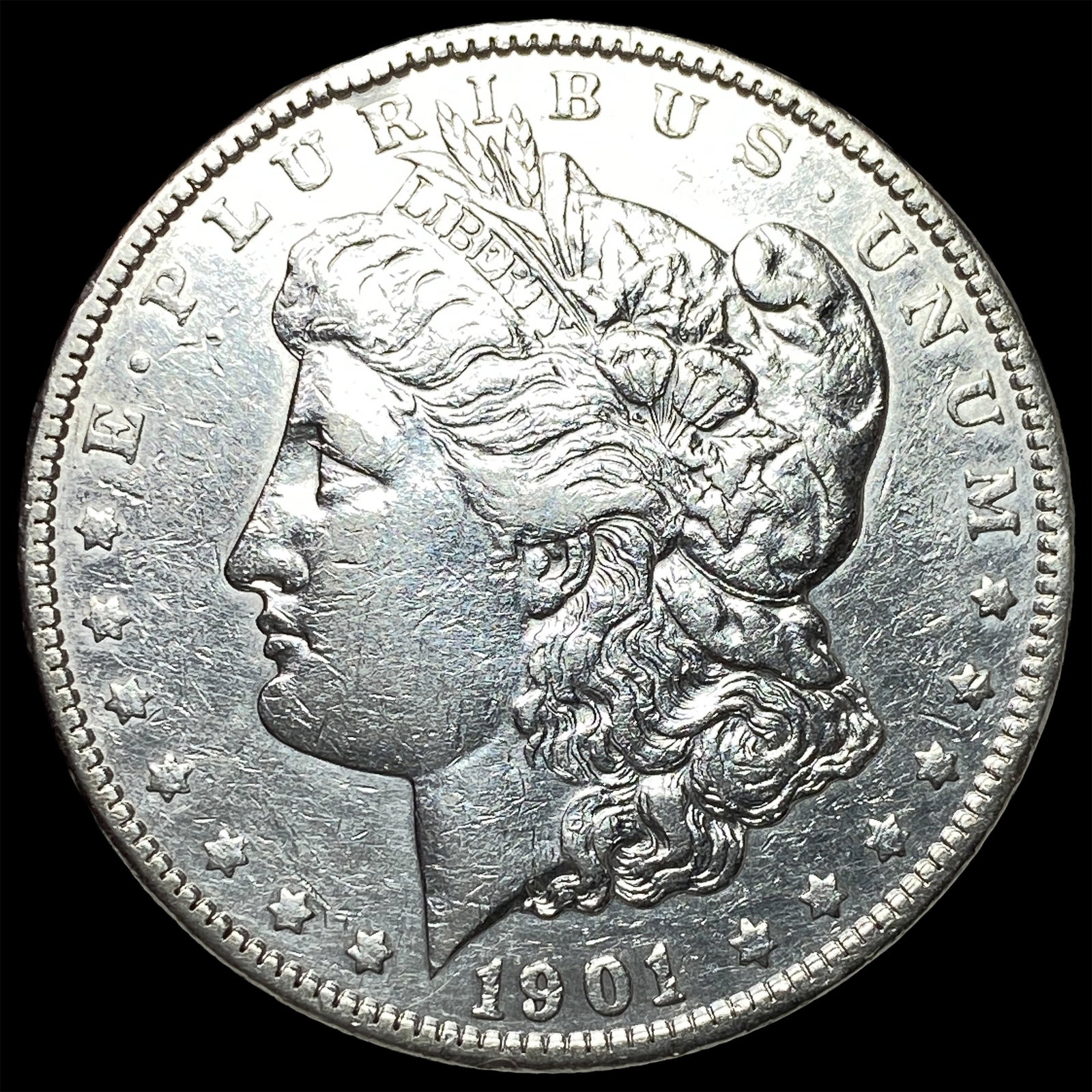 1901 Morgan Silver Dollar CLOSELY UNCIRCULATED: 1901 Morgan Silver Dollar CLOSELY UNCIRCULATED