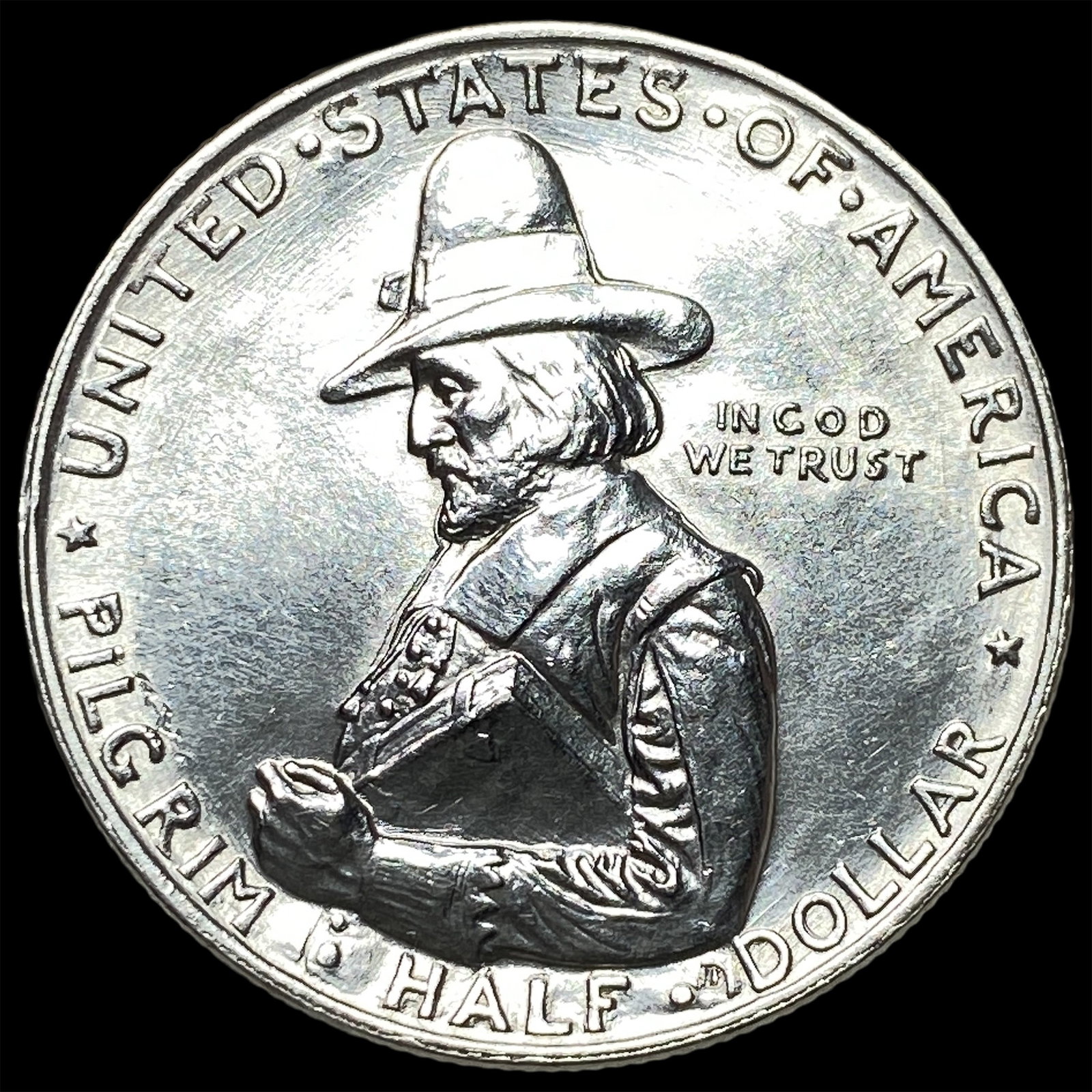 1920 Silver Pilgrim Half Dollar GEM BU: 1920 Silver Pilgrim Half Dollar GEM BU