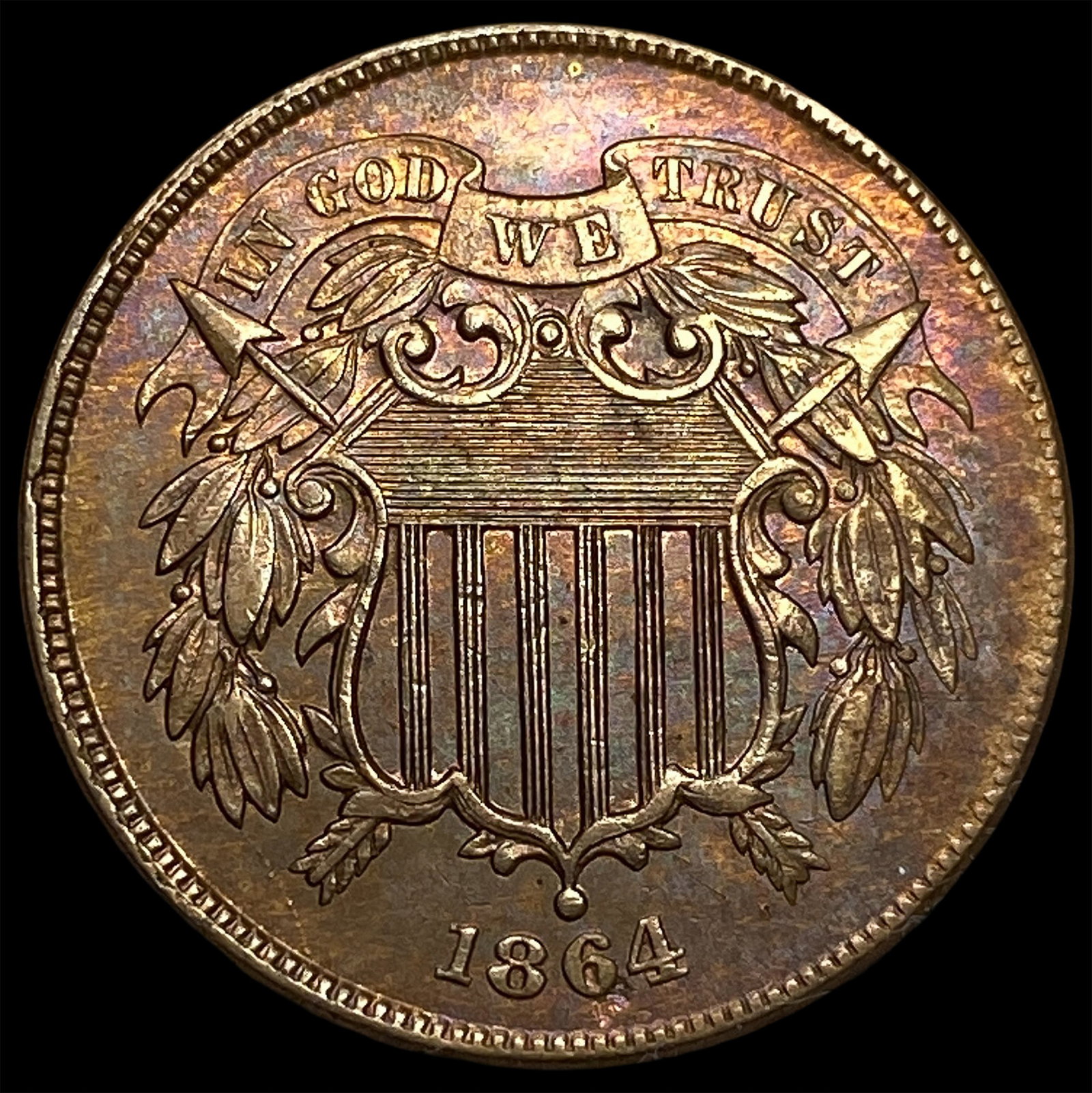 1864 Two-Cent Piece UNCIRCULATED (1 of 2)
