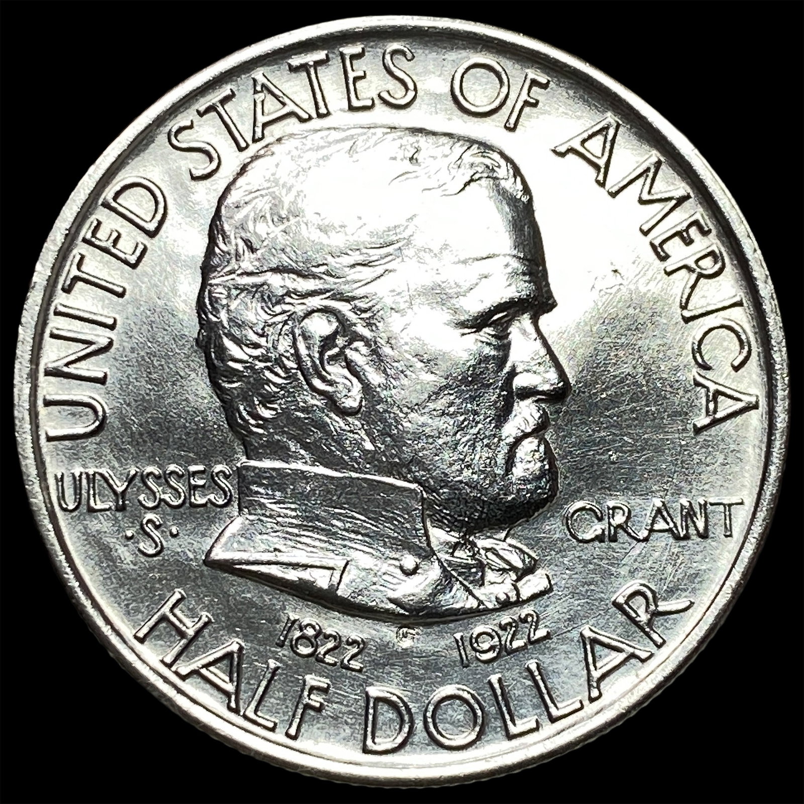 1922 Silver Half Dollar Grant Commemorative UNCIRCULATED: 1922 Silver Half Dollar Grant Commemorative UNCIRCULATED