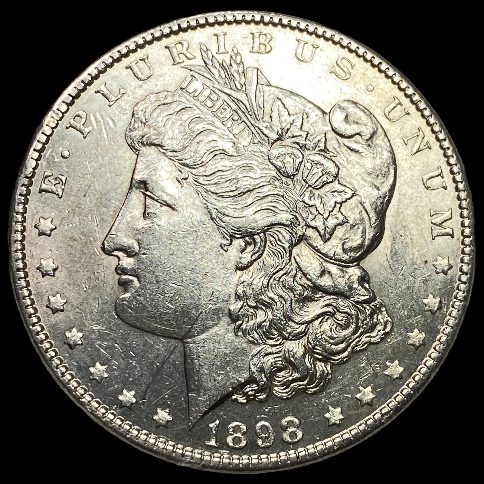 1898 Silver Morgan Dollar UNCIRCULATED: 1898 Silver Morgan Dollar UNCIRCULATED