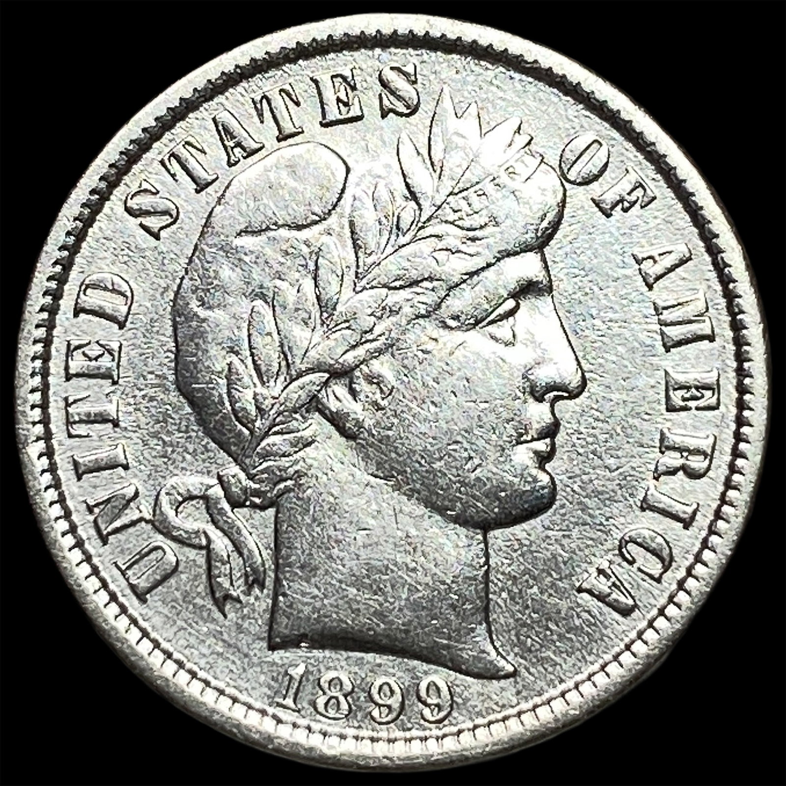 1899 Barber Dime CHOICE AU: 1899 Barber Dime CHOICE AU