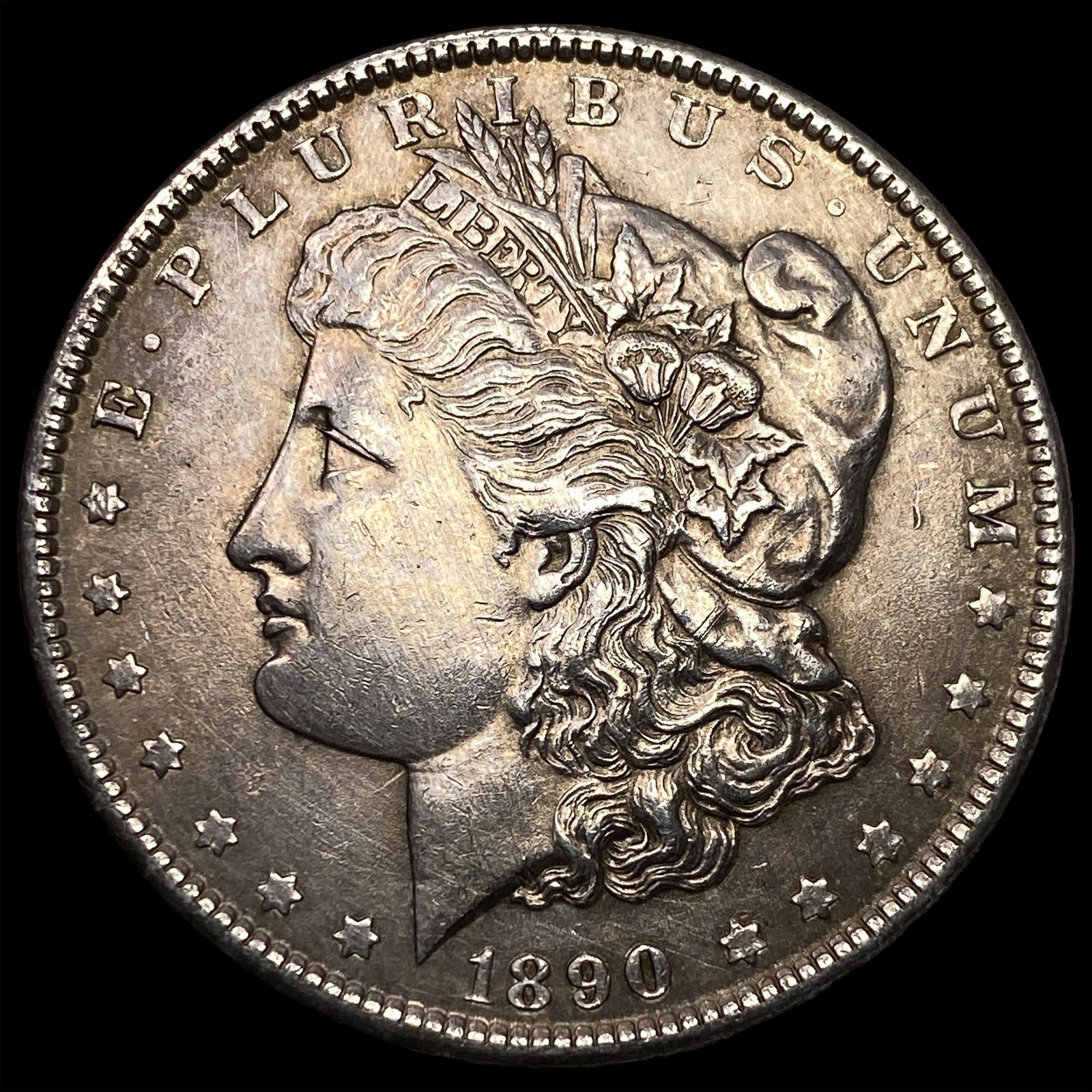 1890 Silver Morgan Dollar CHOICE AU: 1890 Silver Morgan Dollar CHOICE AU