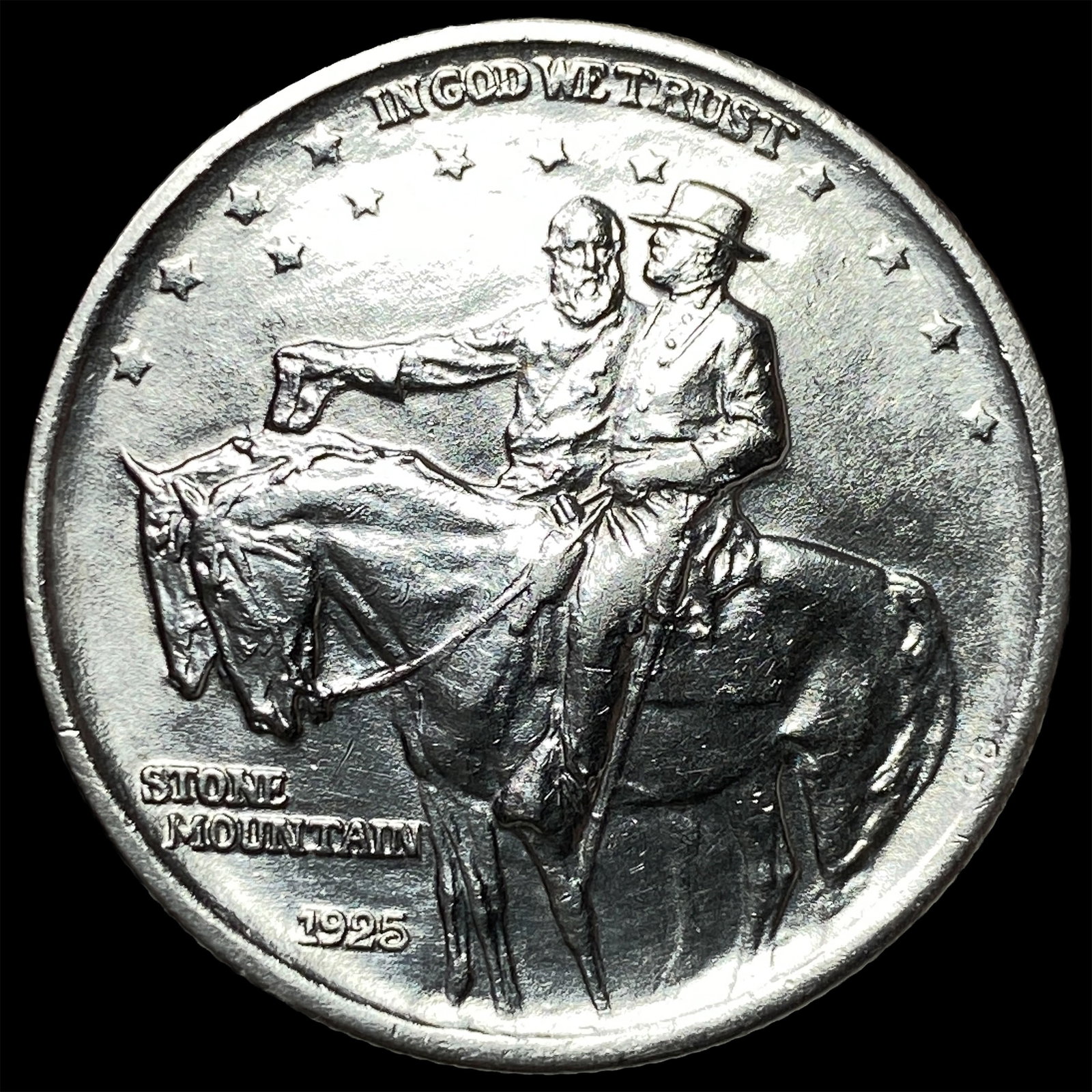 1925 Silver Stone Mountain Half Dollar UNCIRCULATED: 1925 Silver Stone Mountain Half Dollar UNCIRCULATED