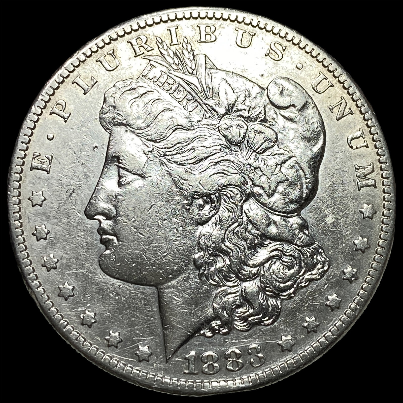 1883-S Silver Morgan Dollar CLOSELY UNCIRCULATED: 1883-S Silver Morgan Dollar CLOSELY UNCIRCULATED