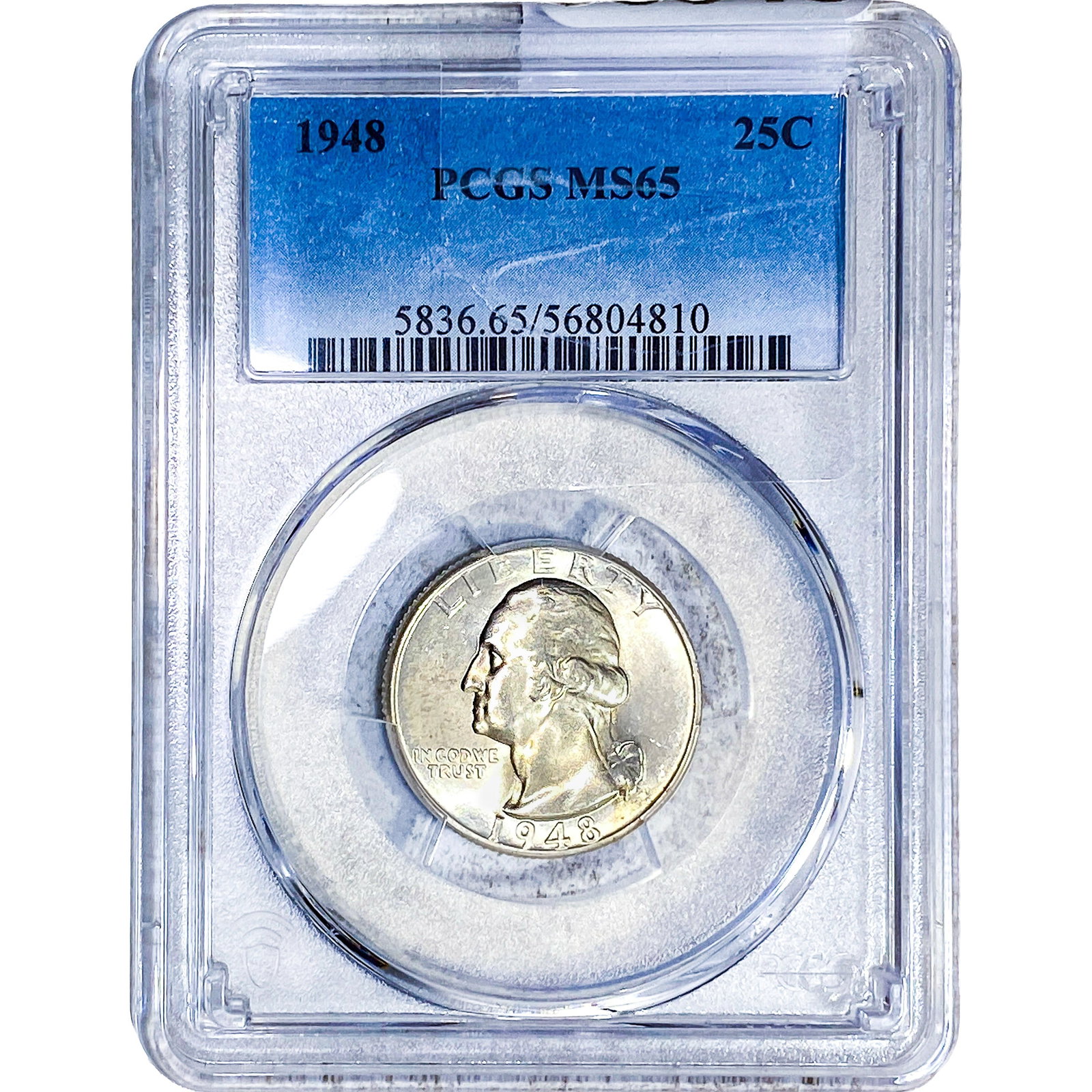 1948 Washington Silver Quarter PCGS MS65: 1948 Washington Silver Quarter PCGS MS65