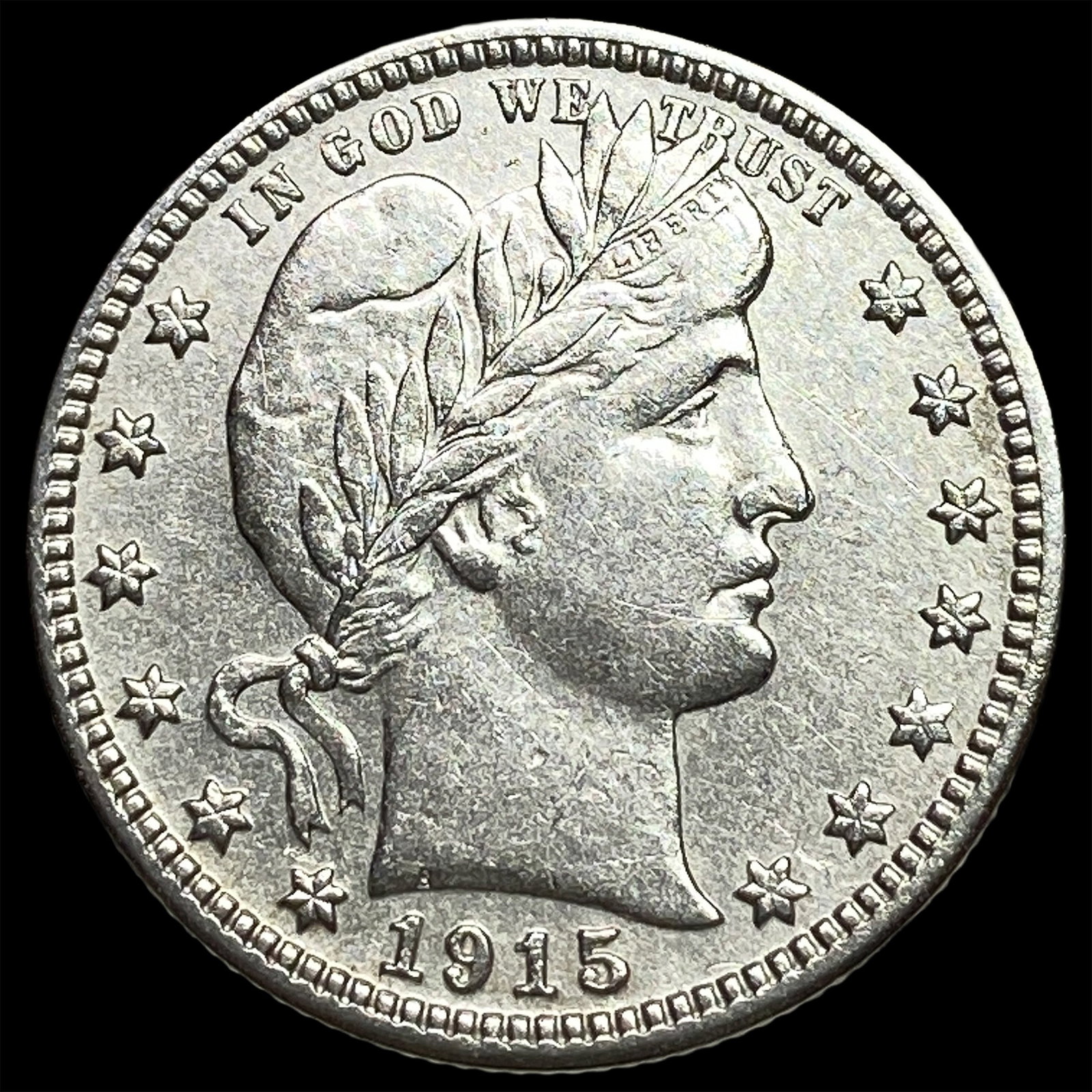 1915-S Silver Barber Quarter UNCIRCULATED (1 of 2)