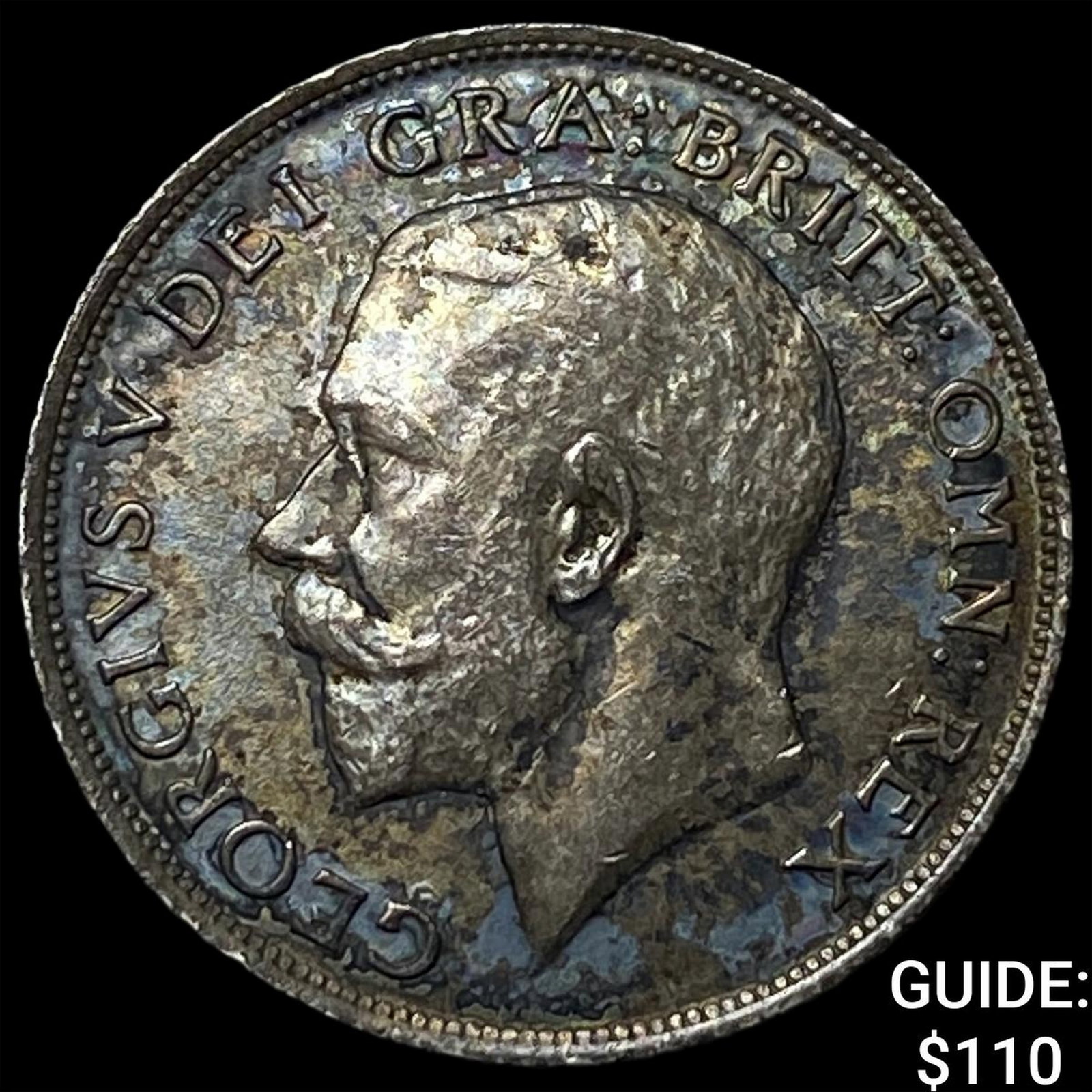 1911 Great Britain Silver Shilling - George V NEARLY UNCIRCULATED (1 of 2)