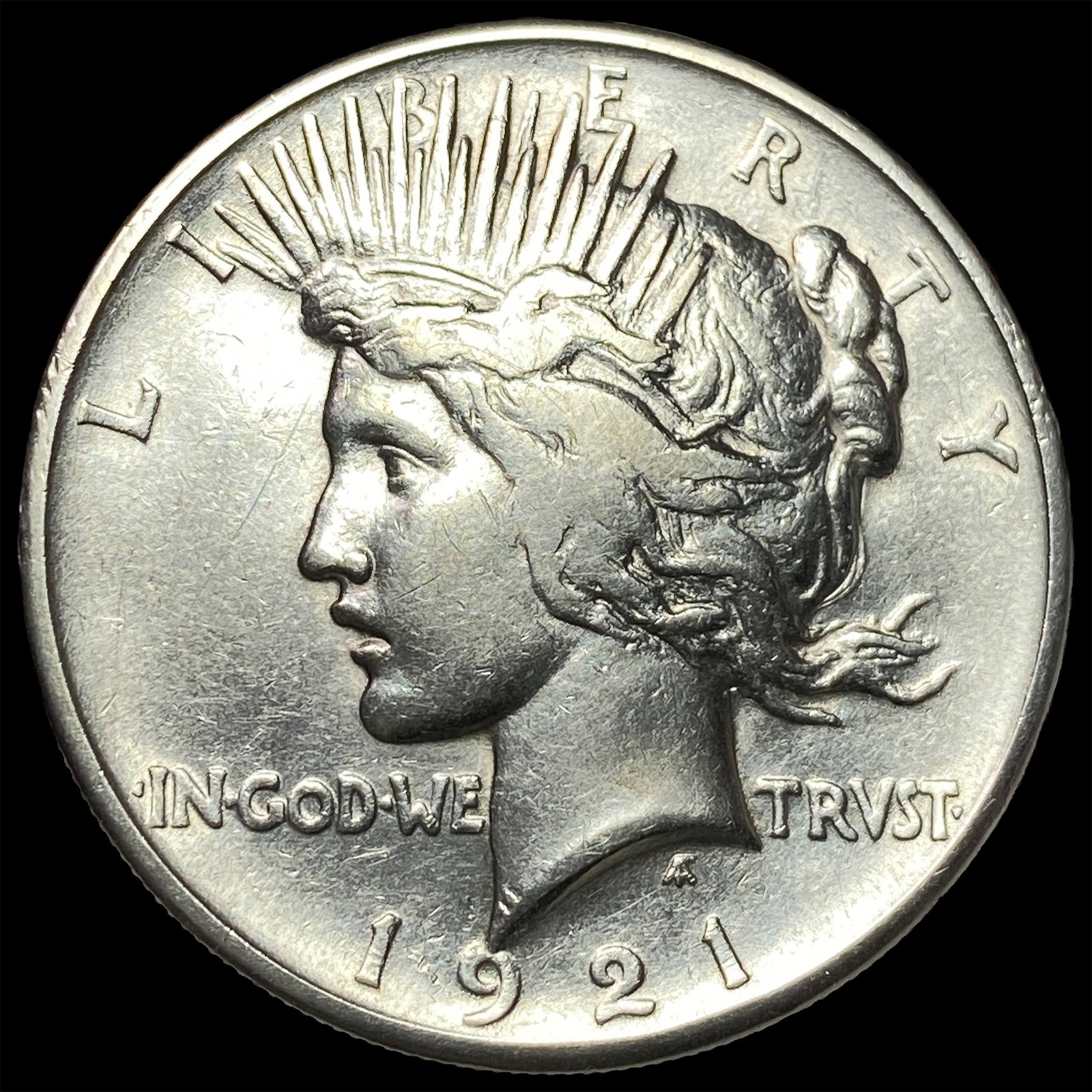 1921 Silver Peace Dollar CHOICE AU: 1921 Silver Peace Dollar CHOICE AU