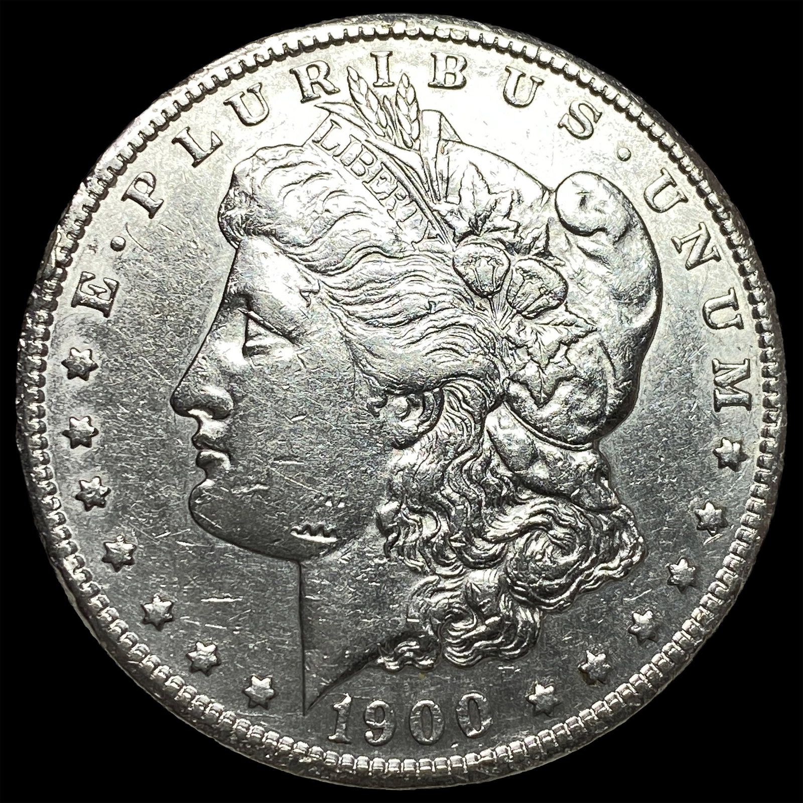1900-S Silver Morgan Dollar CLOSELY UNCIRCULATED: 1900-S Silver Morgan Dollar CLOSELY UNCIRCULATED