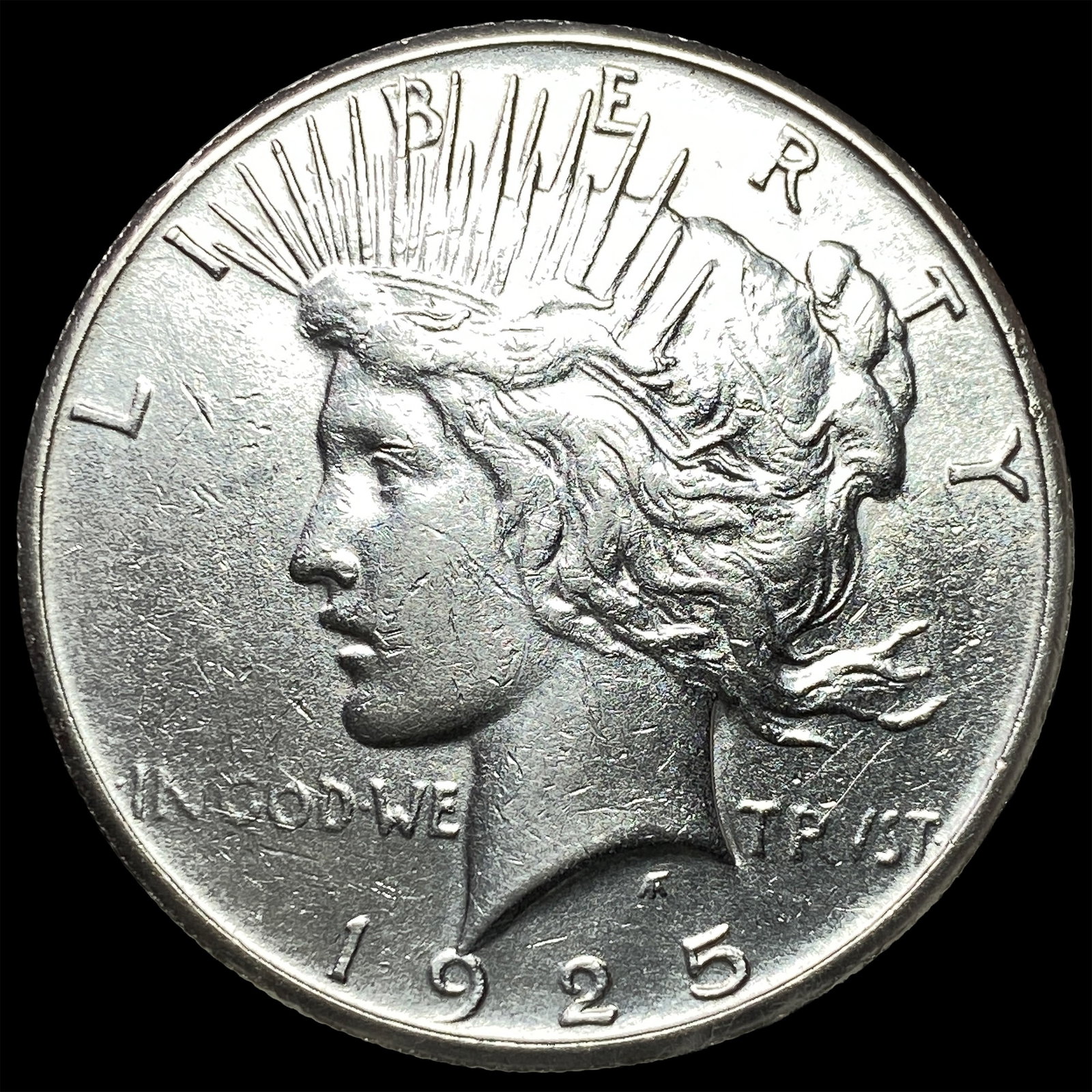 1925-S Silver Peace Dollar CLOSELY UNCIRCULATED: 1925-S Silver Peace Dollar CLOSELY UNCIRCULATED