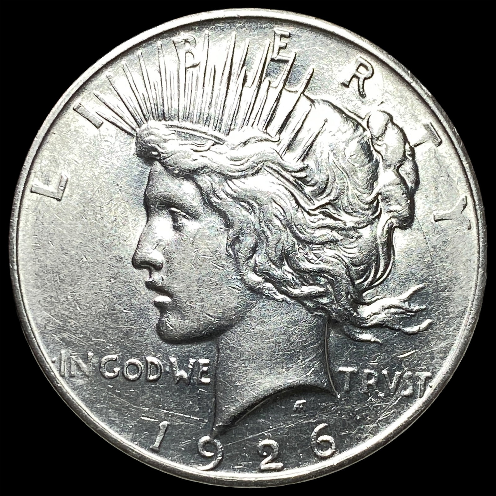1926-D Peace Silver Dollar CLOSELY UNCIRCULATED: 1926-D Peace Silver Dollar CLOSELY UNCIRCULATED