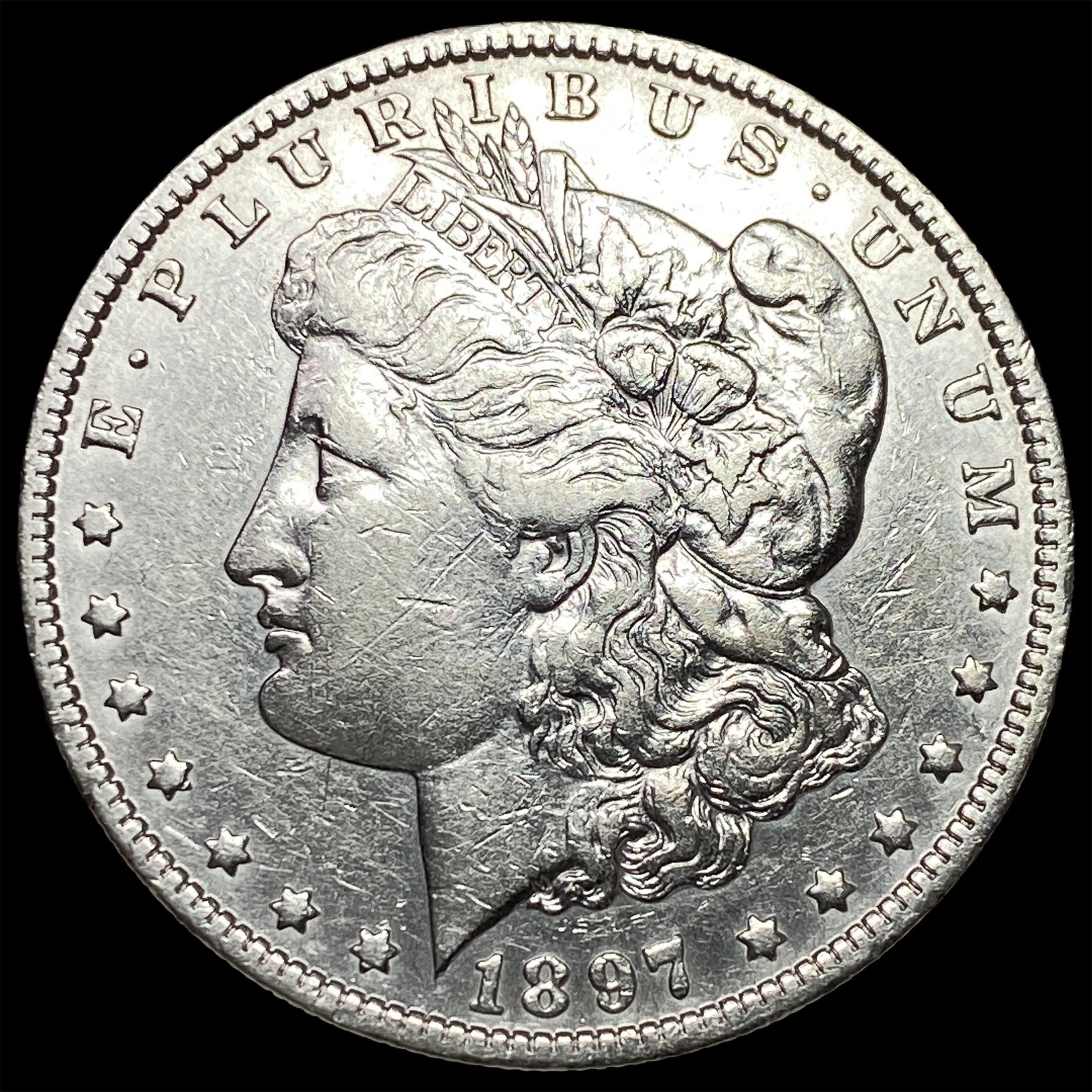 1897-O Silver Morgan Dollar NEARLY UNCIRCULATED: 1897-O Silver Morgan Dollar NEARLY UNCIRCULATED