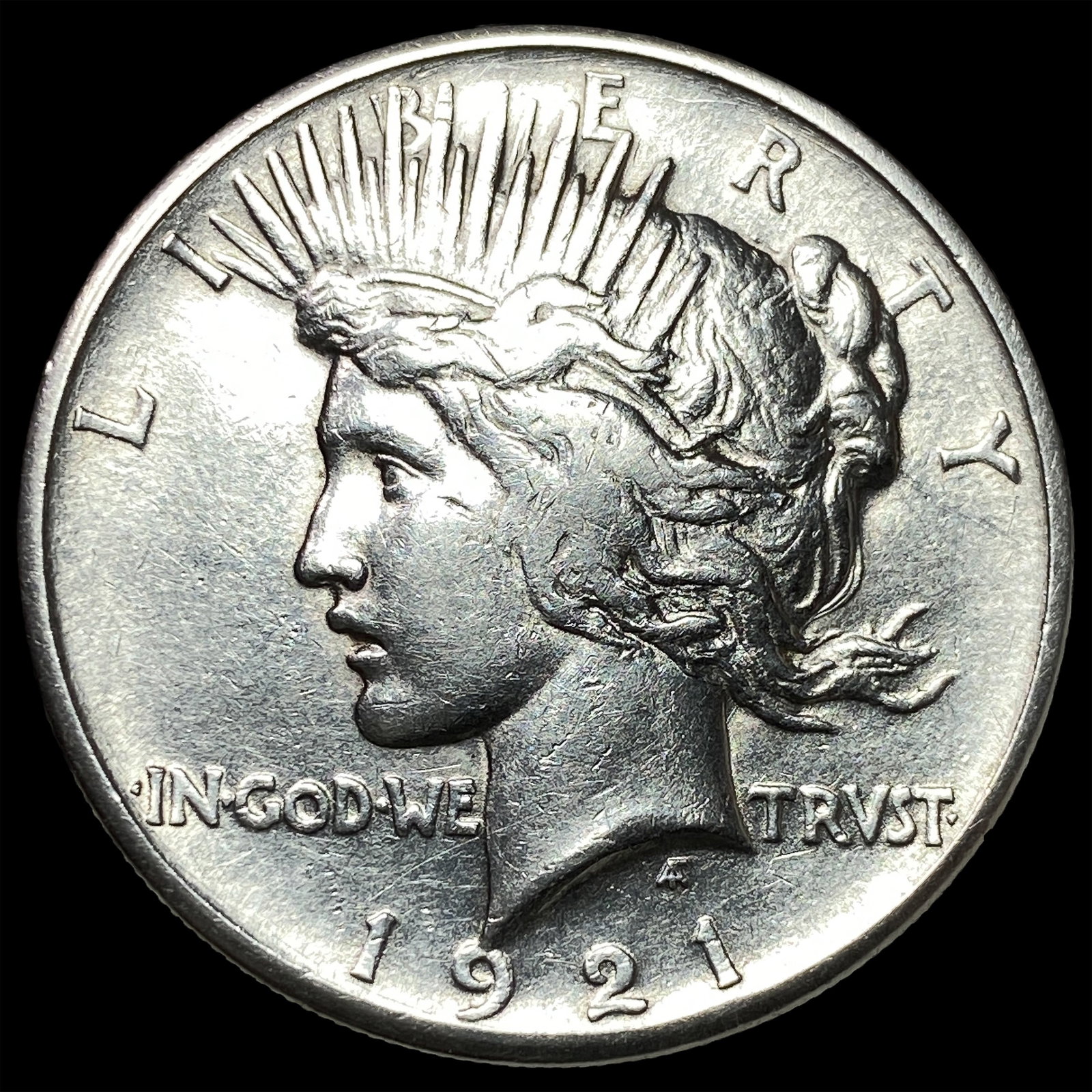 1921 Silver Peace Dollar NEARLY UNCIRCULATED: 1921 Silver Peace Dollar NEARLY UNCIRCULATED