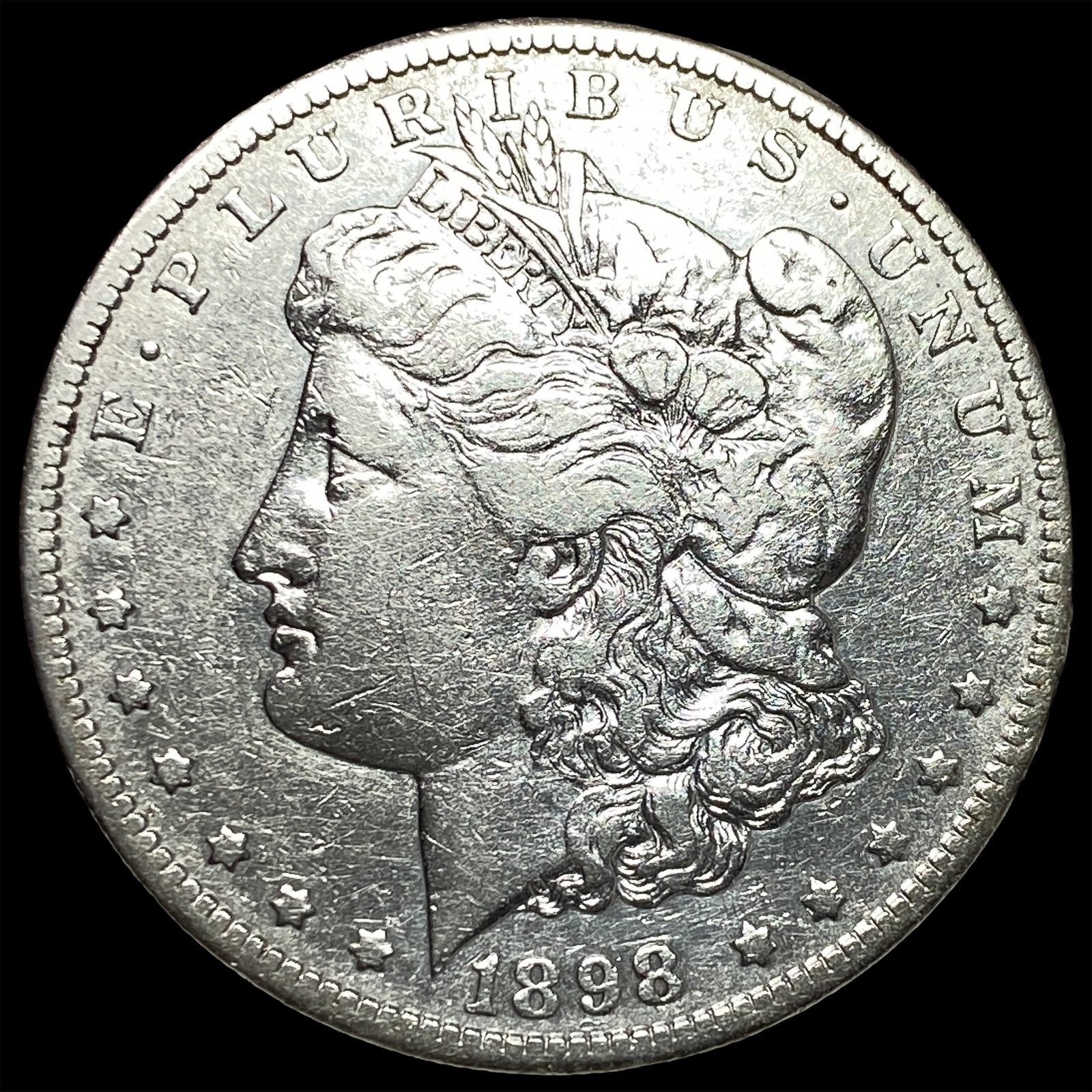 1898-S Silver Morgan Dollar NEARLY UNCIRCULATED: 1898-S Silver Morgan Dollar NEARLY UNCIRCULATED