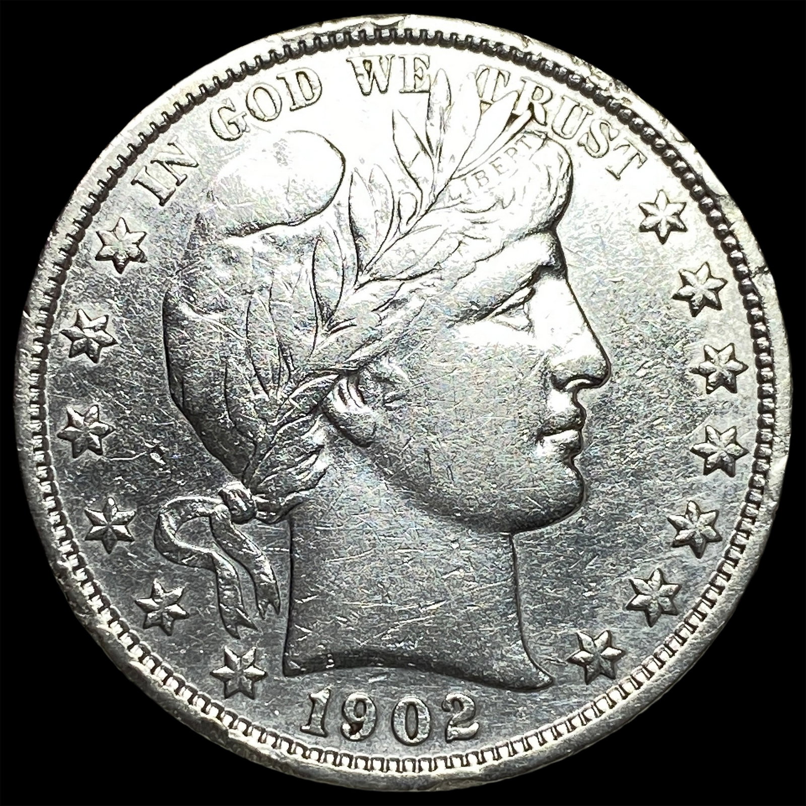 1902 Barber Half Dollar NEARLY UNCIRCULATED (1 of 2)