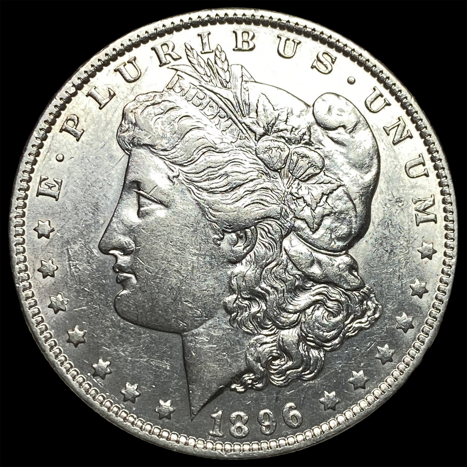 1896-O Silver Morgan Dollar CLOSELY UNCIRCULATED: 1896-O Silver Morgan Dollar CLOSELY UNCIRCULATED