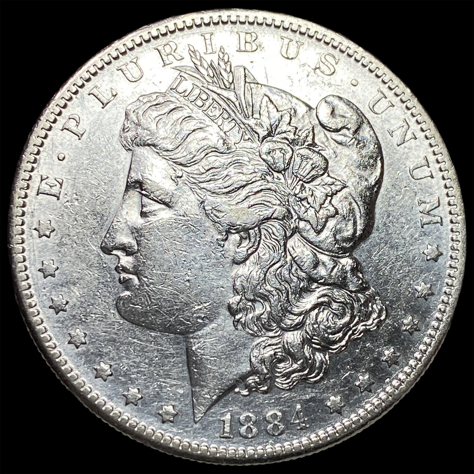1884-S Silver Morgan Dollar CLOSELY UNCIRCULATED: 1884-S Silver Morgan Dollar CLOSELY UNCIRCULATED