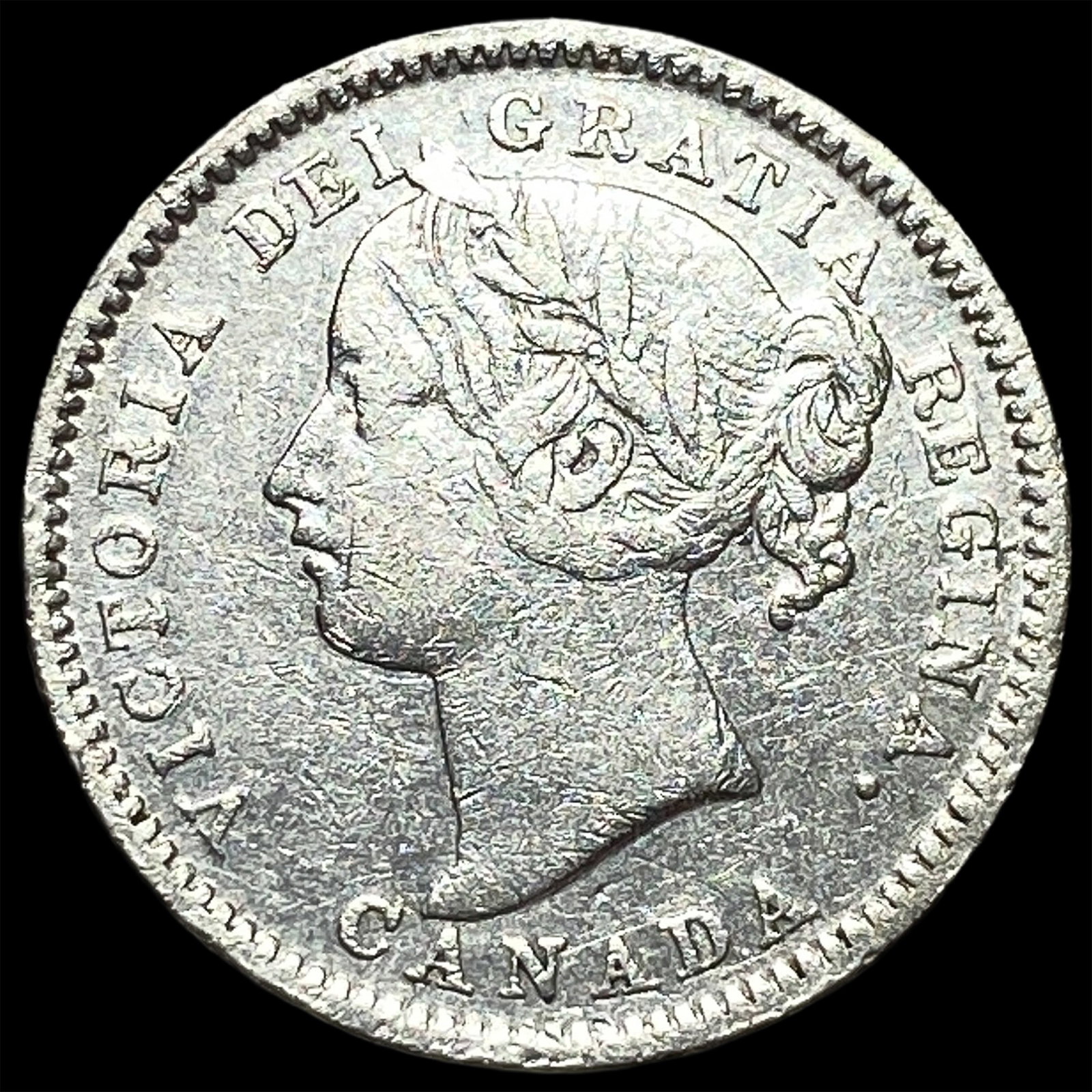 1901 Canada Silver 10 Cents NEARLY UNCIRCULATED: 1901 Canada Silver 10 Cents NEARLY UNCIRCULATED