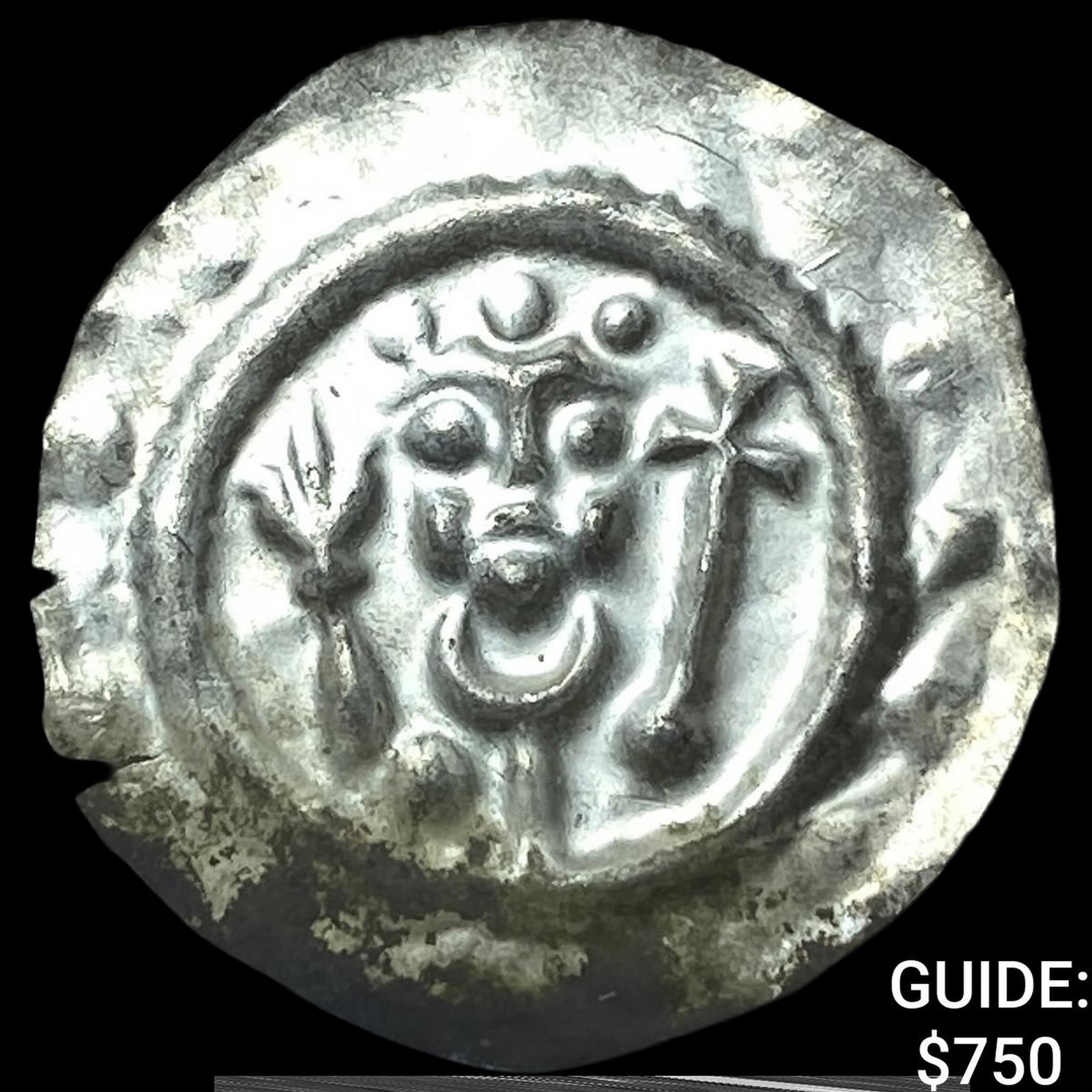 Germany Kempten Heinrich III Silver Bracteate: Germany Kempten Heinrich III Silver Bracteate