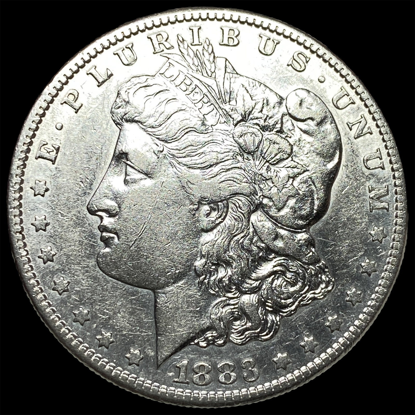 1883-S Silver Morgan Dollar CLOSELY UNCIRCULATED: 1883-S Silver Morgan Dollar CLOSELY UNCIRCULATED