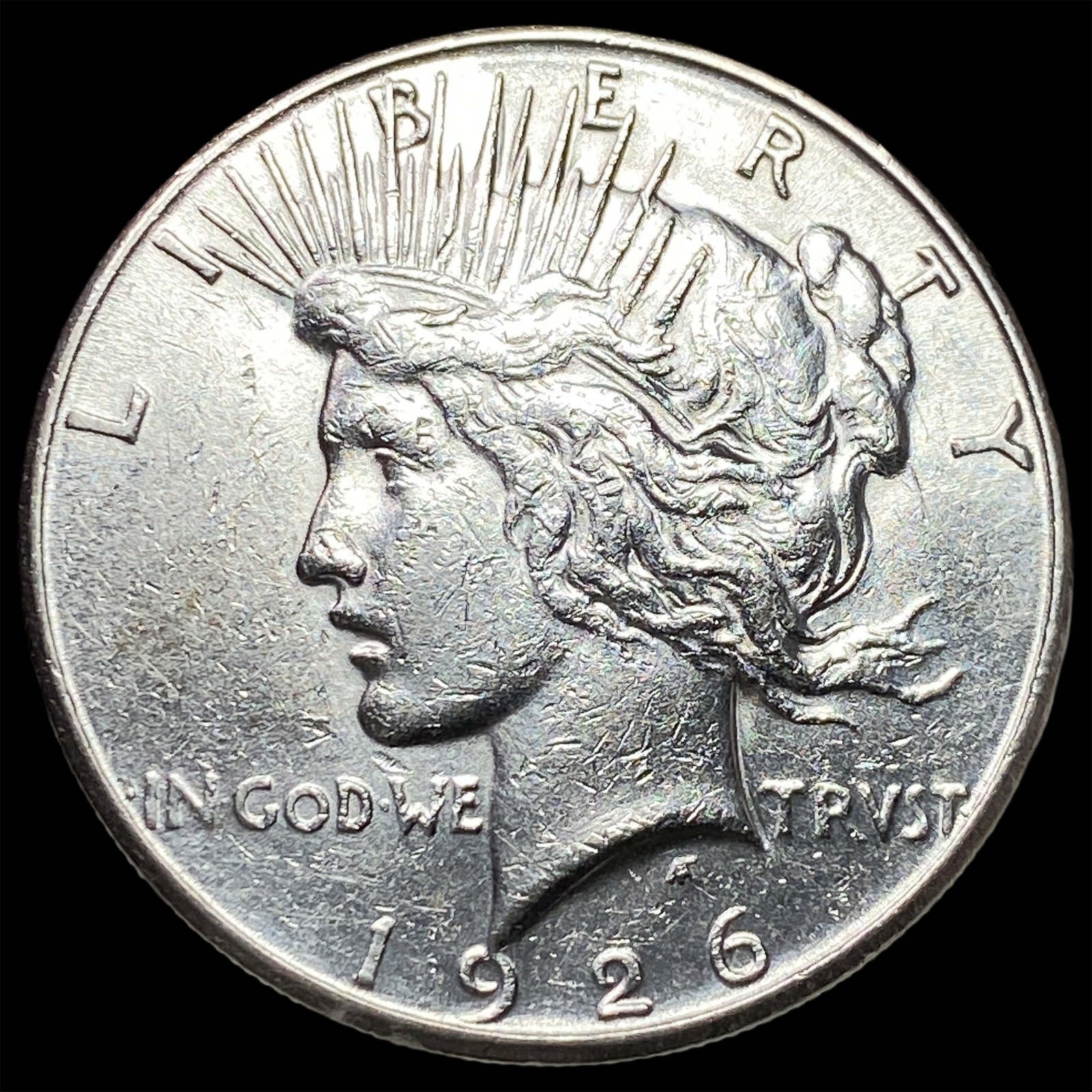 1926-S Silver Peace Dollar CLOSELY UNCIRCULATED: 1926-S Silver Peace Dollar CLOSELY UNCIRCULATED