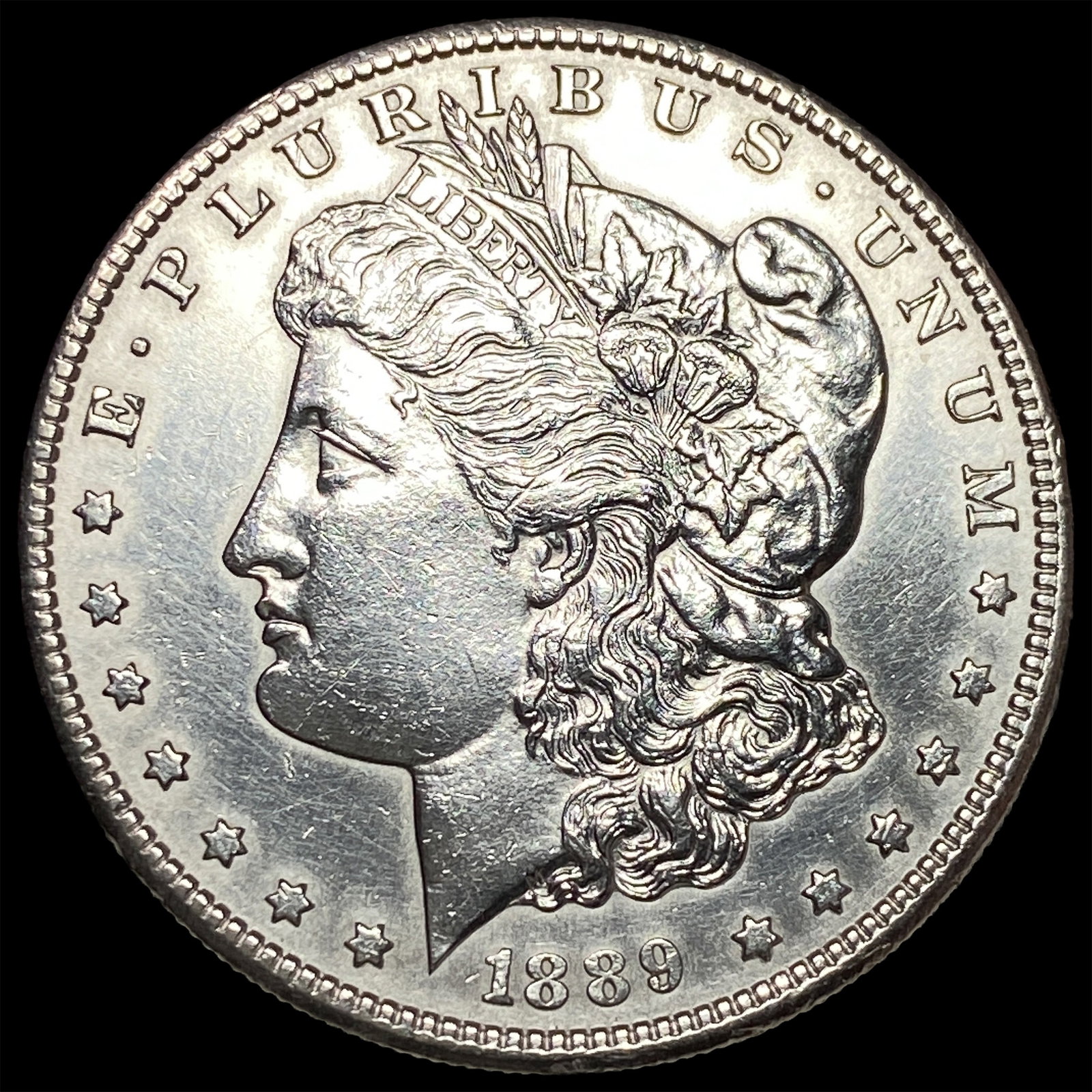 1889-S Silver Morgan Dollar CLOSELY UNCIRCULATED: 1889-S Silver Morgan Dollar CLOSELY UNCIRCULATED
