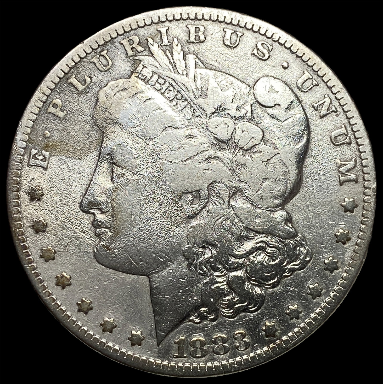 1883-S Silver Morgan Dollar LIGHTLY CIRCULATED: 1883-S Silver Morgan Dollar LIGHTLY CIRCULATED