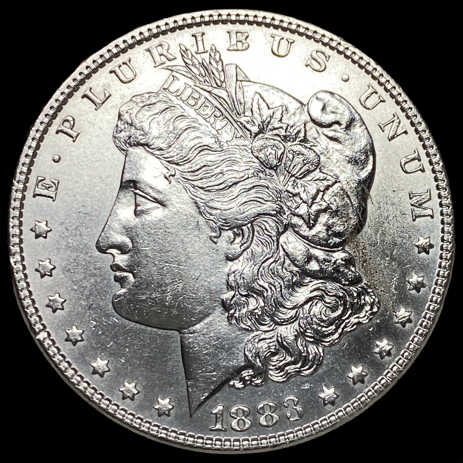 1883 Morgan Silver Dollar GEM BU: 1883 Morgan Silver Dollar GEM BU