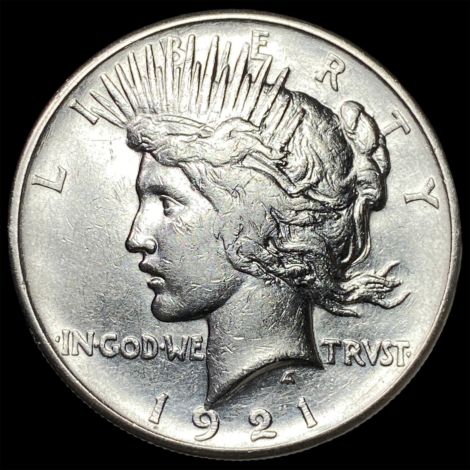 1921 Silver Peace Dollar CLOSELY UNCIRCULATED: 1921 Silver Peace Dollar CLOSELY UNCIRCULATED